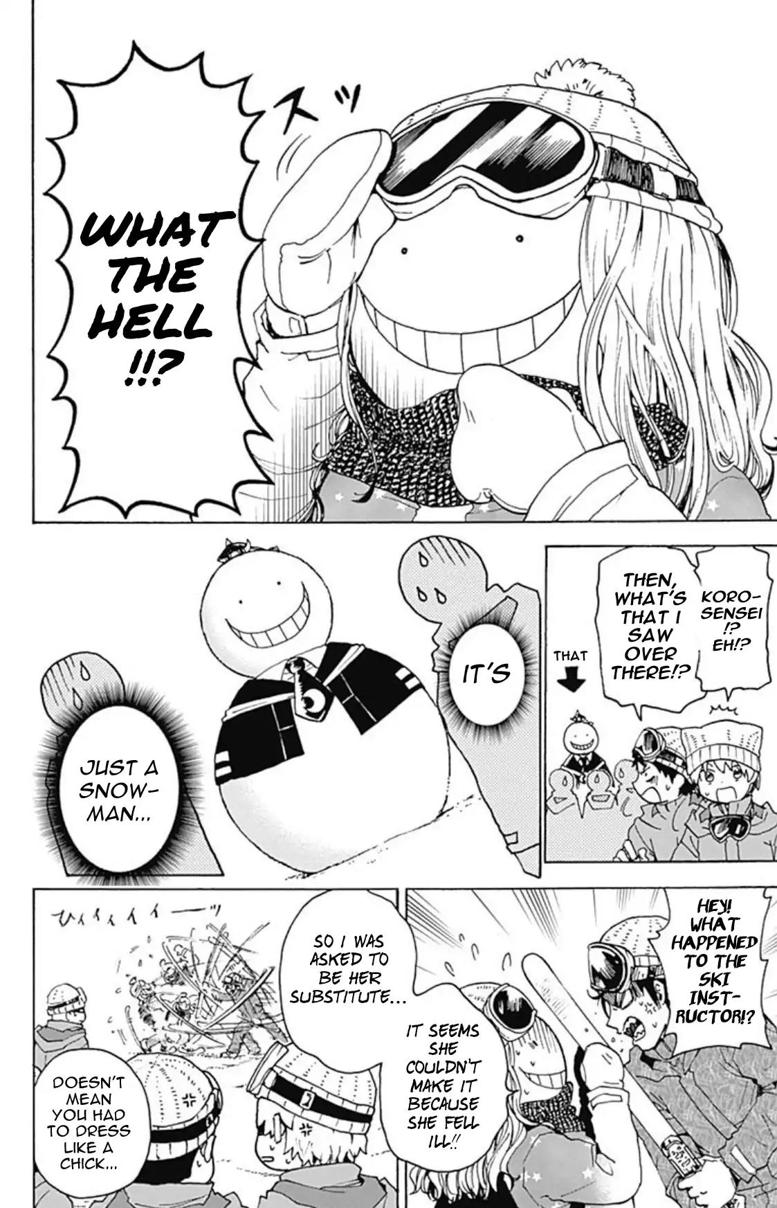 Ansatsu Kyoushitsu Spin-off Koro-sense Q! Chapter 17 page 3 - Chapter 17: Class E Skis