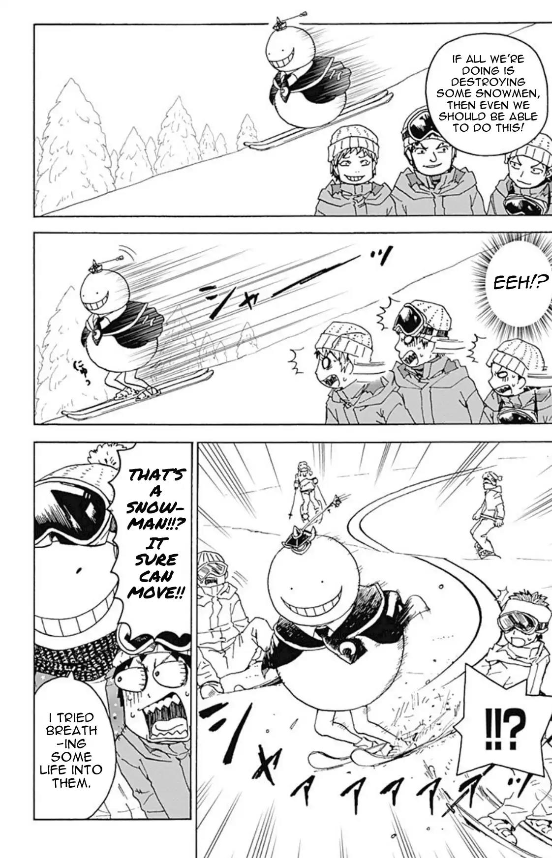 Ansatsu Kyoushitsu Spin-off Koro-sense Q! Chapter 17 page 5 - Chapter 17: Class E Skis