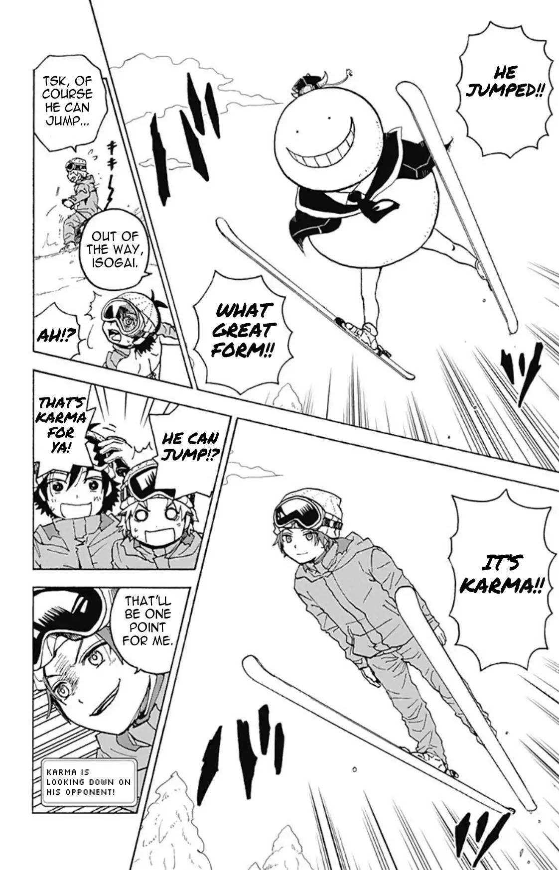 Ansatsu Kyoushitsu Spin-off Koro-sense Q! Chapter 17 page 7 - Chapter 17: Class E Skis