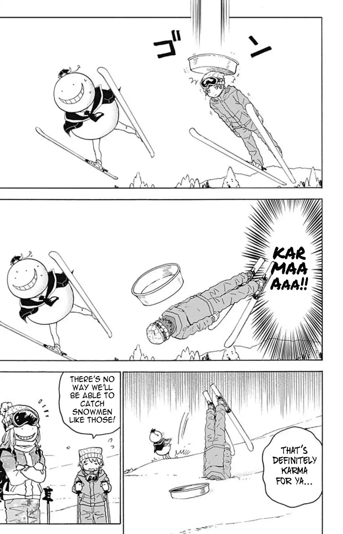 Ansatsu Kyoushitsu Spin-off Koro-sense Q! Chapter 17 page 8 - Chapter 17: Class E Skis
