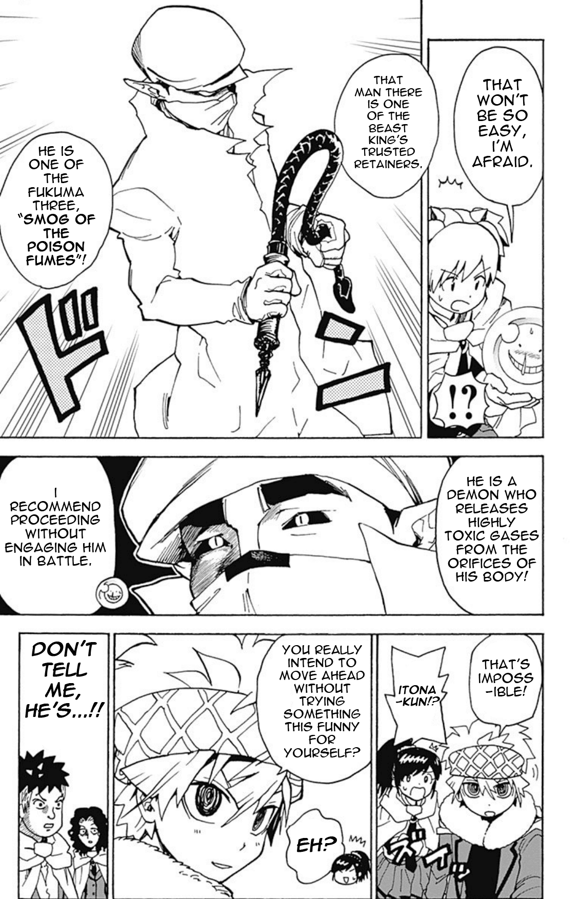 Ansatsu Kyoushitsu Spin-off Koro-sense Q! Chapter 18 page 17 - Chapter 18: Takaoka, The Beast King
