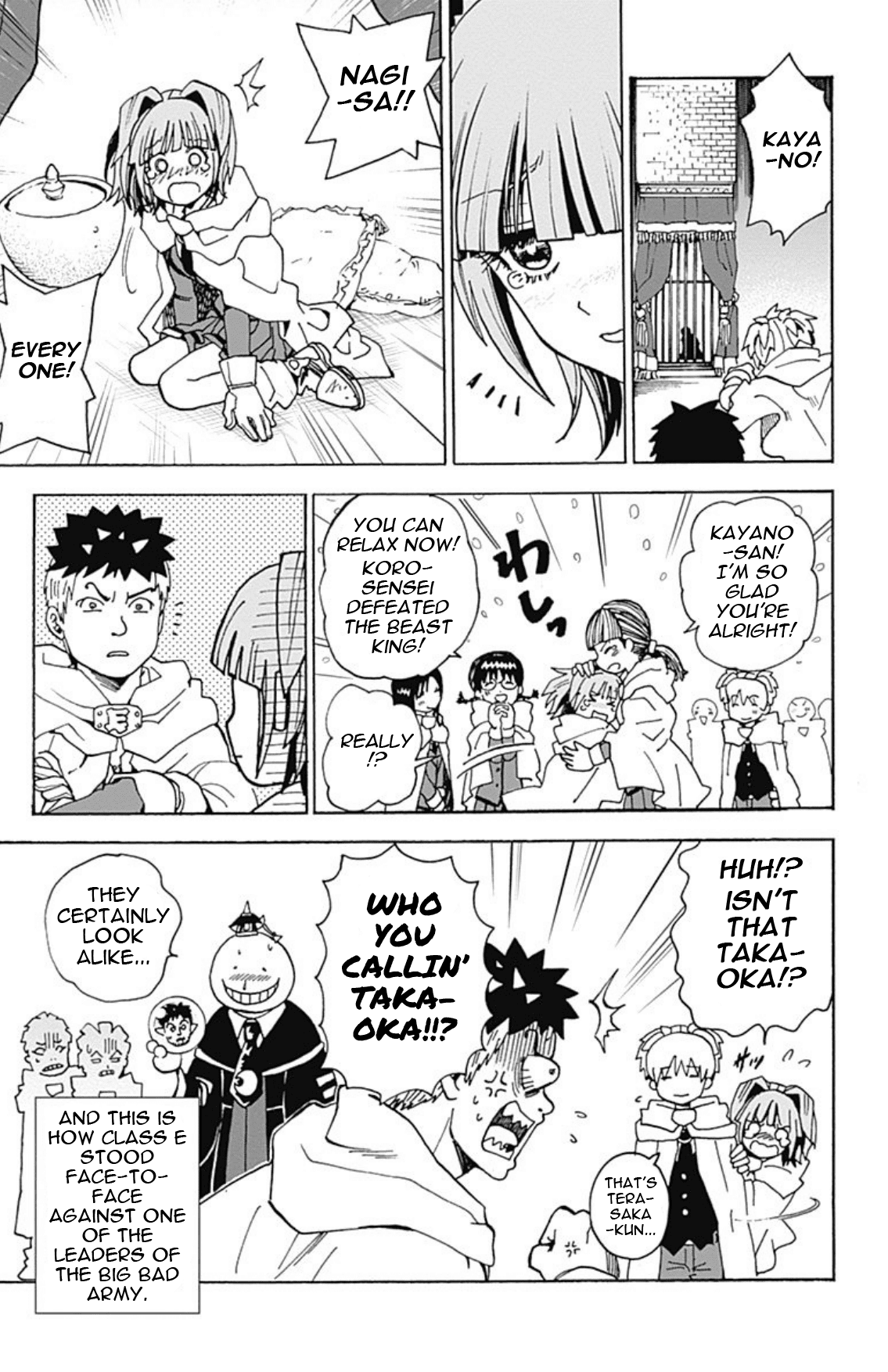 Ansatsu Kyoushitsu Spin-off Koro-sense Q! Chapter 18 page 31 - Chapter 18: Takaoka, The Beast King