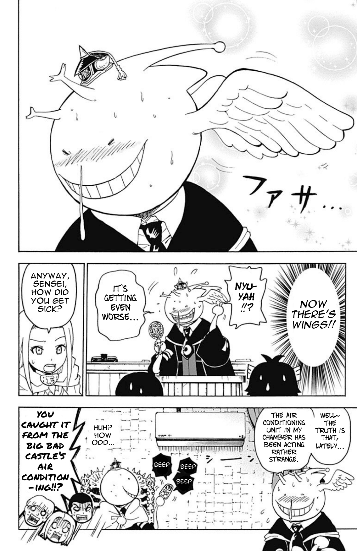 Ansatsu Kyoushitsu Spin-off Koro-sense Q! Chapter 18 page 4 - Chapter 18: Takaoka, The Beast King