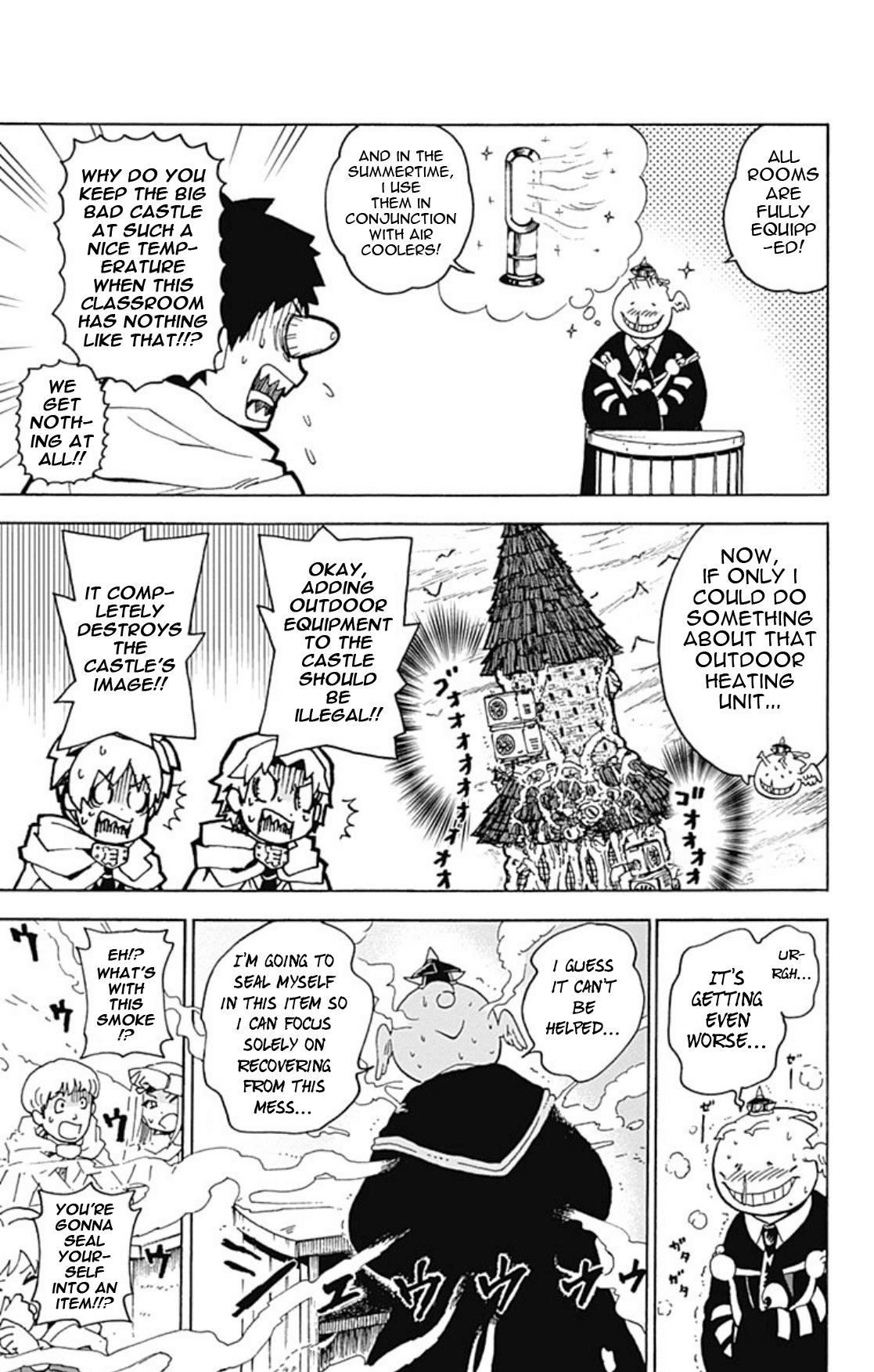 Ansatsu Kyoushitsu Spin-off Koro-sense Q! Chapter 18 page 5 - Chapter 18: Takaoka, The Beast King