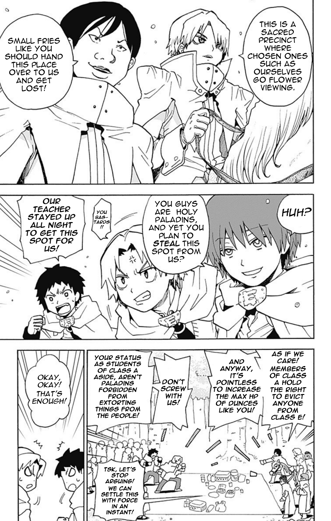 Ansatsu Kyoushitsu Spin-off Koro-sense Q! Chapter 19 page 5 - Chapter 19: Class E Goes Flower Viewing