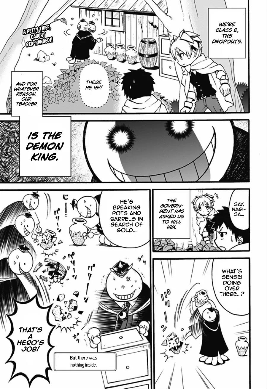 Ansatsu Kyoushitsu Spin-off Koro-sense Q! Chapter 2 page 3 - Chapter 2: The Red Demon