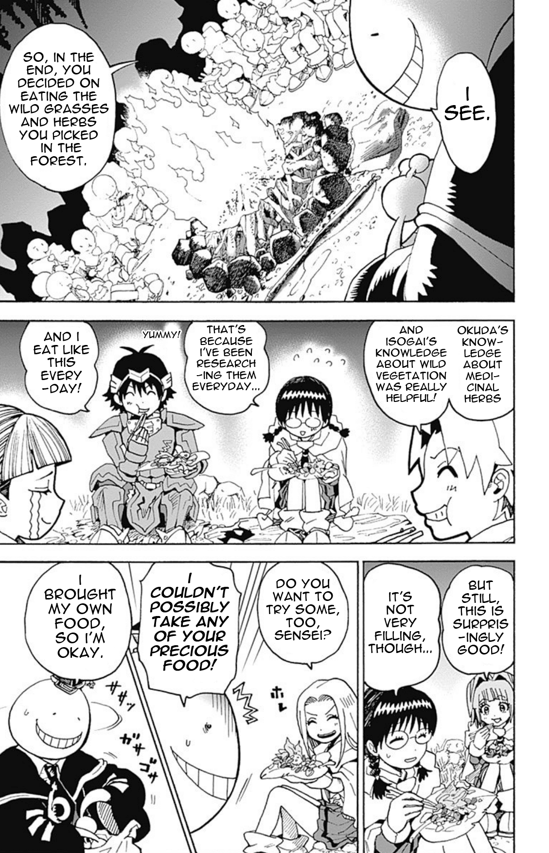 Ansatsu Kyoushitsu Spin-off Koro-sense Q! Chapter 20 page 11 - Chapter 20: Class E's Castaway Adventure