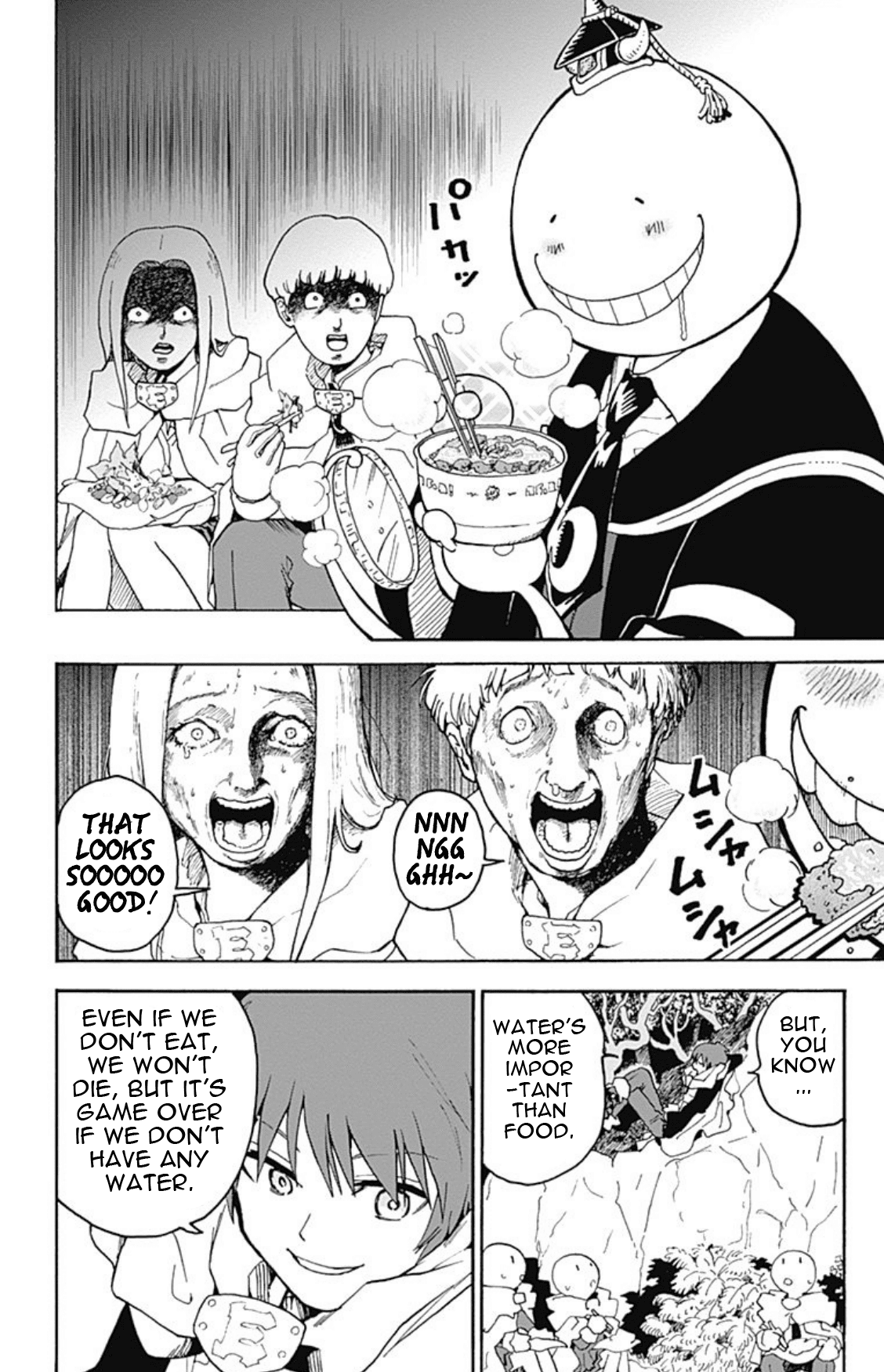 Ansatsu Kyoushitsu Spin-off Koro-sense Q! Chapter 20 page 12 - Chapter 20: Class E's Castaway Adventure