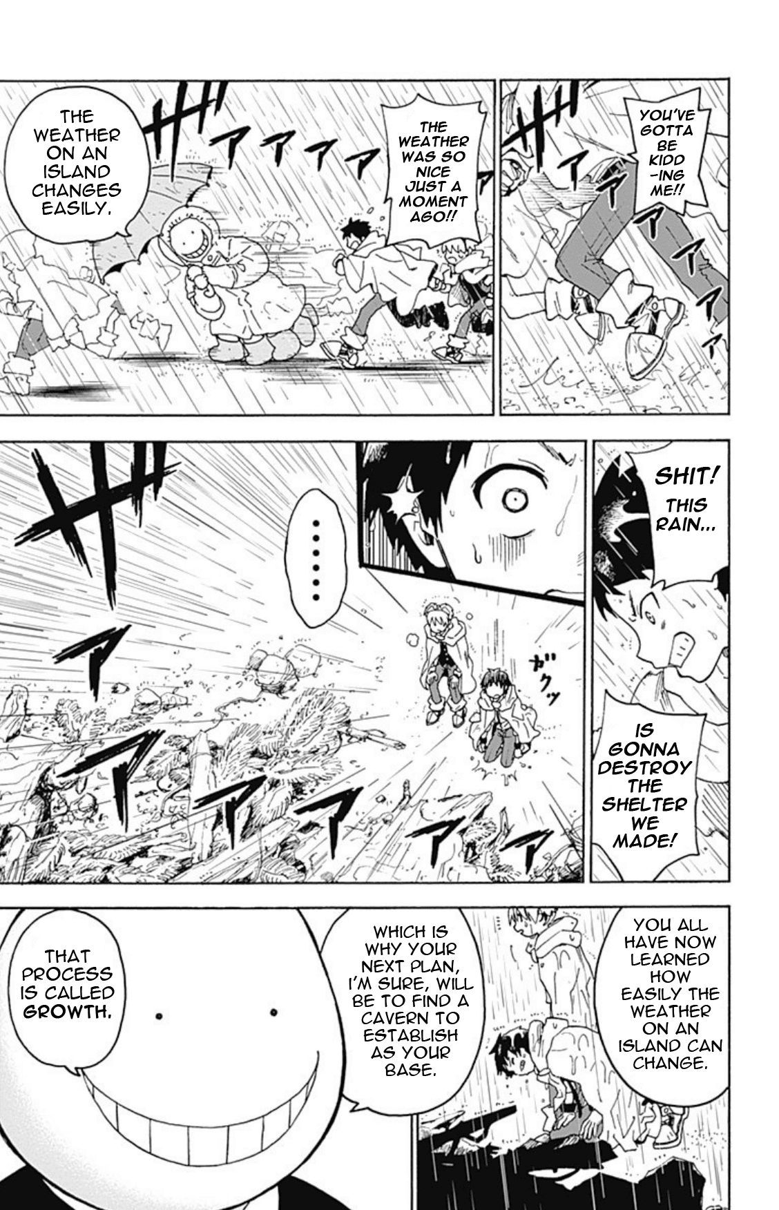Ansatsu Kyoushitsu Spin-off Koro-sense Q! Chapter 20 page 15 - Chapter 20: Class E's Castaway Adventure