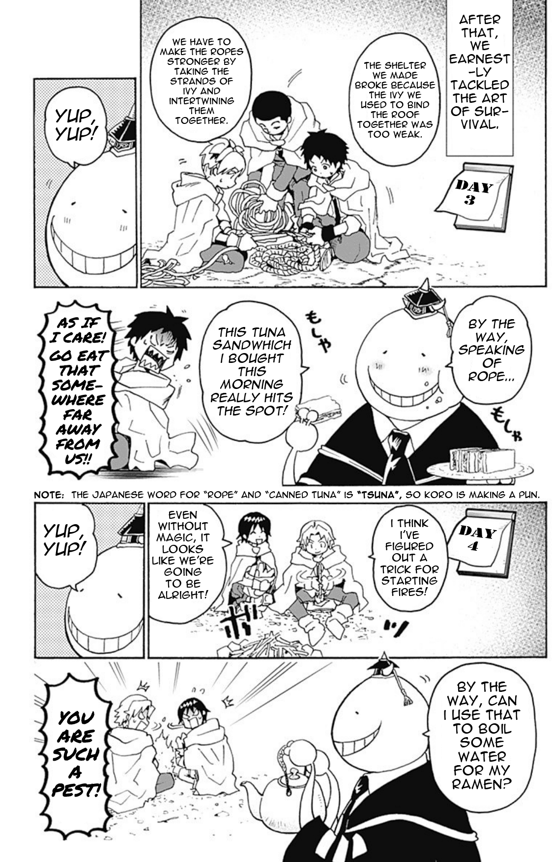 Ansatsu Kyoushitsu Spin-off Koro-sense Q! Chapter 20 page 18 - Chapter 20: Class E's Castaway Adventure