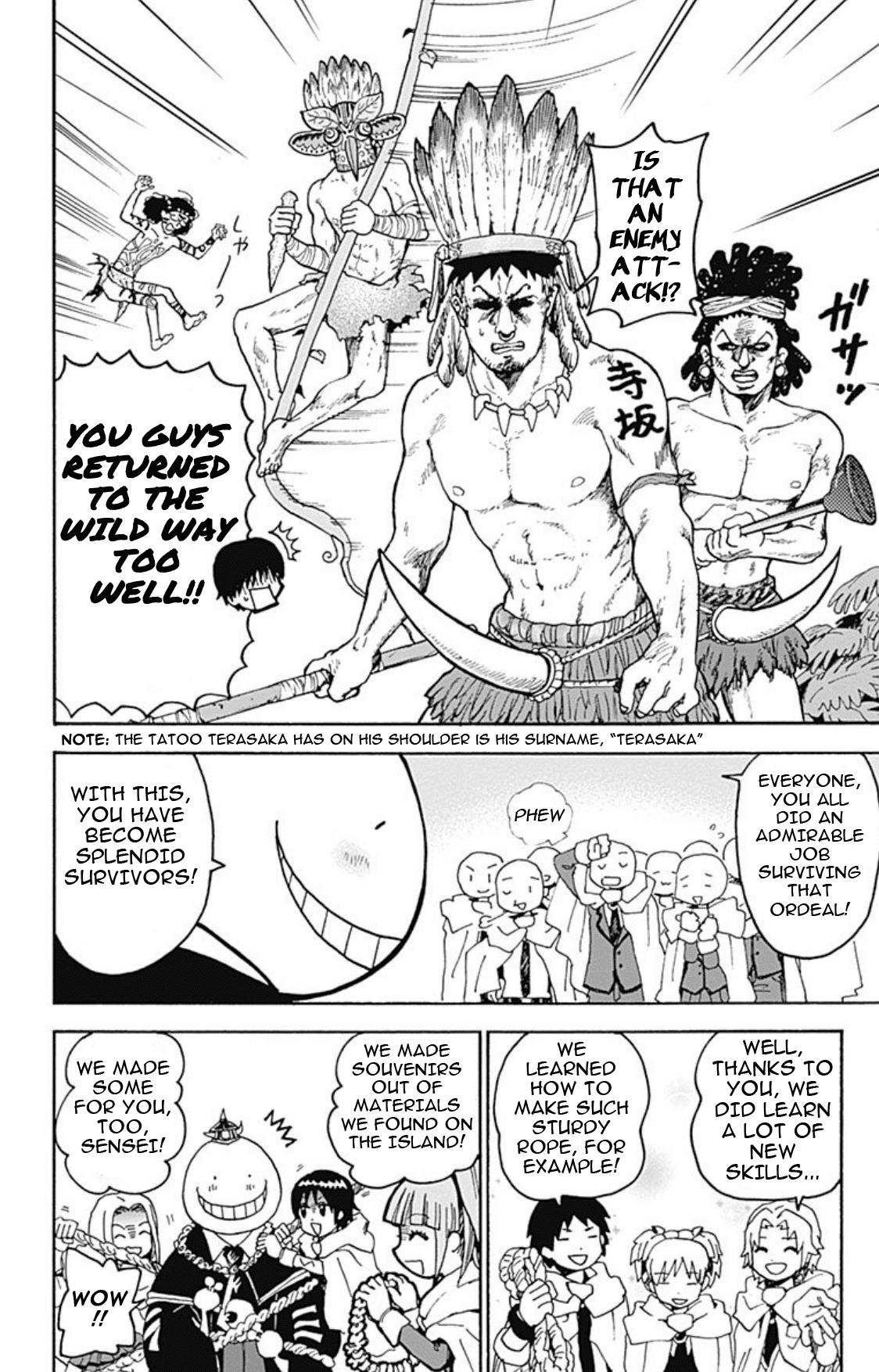 Ansatsu Kyoushitsu Spin-off Koro-sense Q! Chapter 20 page 20 - Chapter 20: Class E's Castaway Adventure