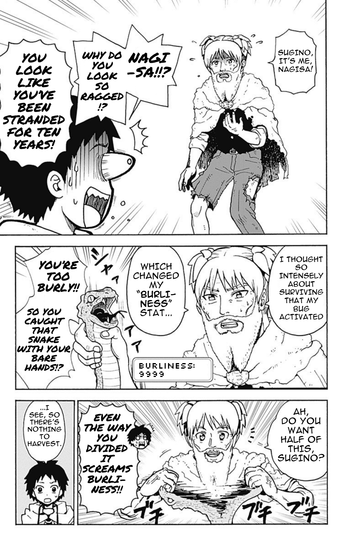 Ansatsu Kyoushitsu Spin-off Koro-sense Q! Chapter 20 page 3 - Chapter 20: Class E's Castaway Adventure