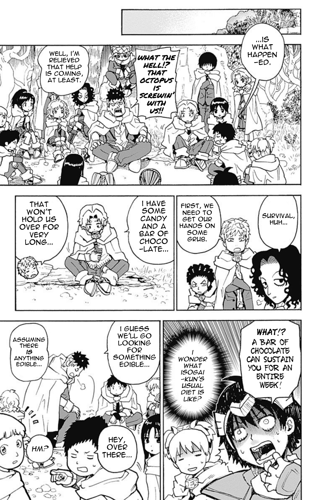 Ansatsu Kyoushitsu Spin-off Koro-sense Q! Chapter 20 page 7 - Chapter 20: Class E's Castaway Adventure