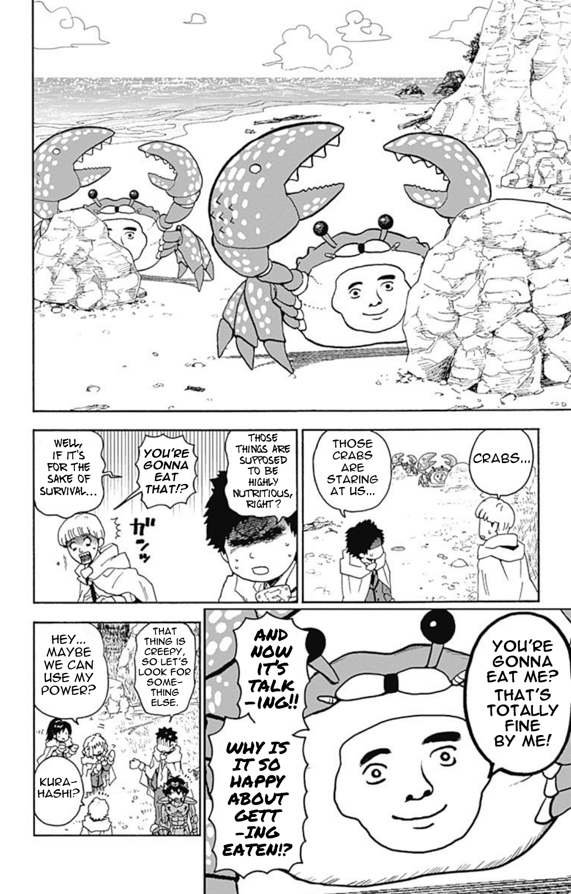 Ansatsu Kyoushitsu Spin-off Koro-sense Q! Chapter 20 page 8 - Chapter 20: Class E's Castaway Adventure