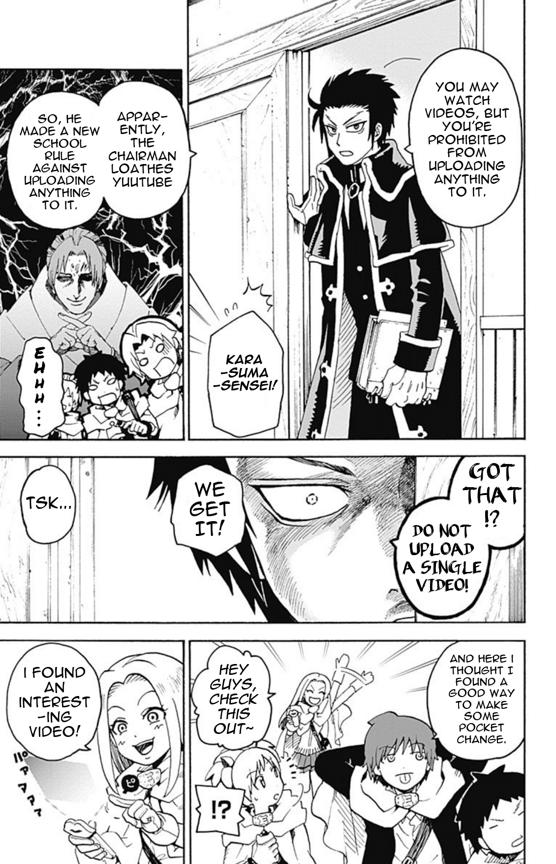 Ansatsu Kyoushitsu Spin-off Koro-sense Q! Chapter 21 page 3 - Chapter 21: Class E & YuuTube