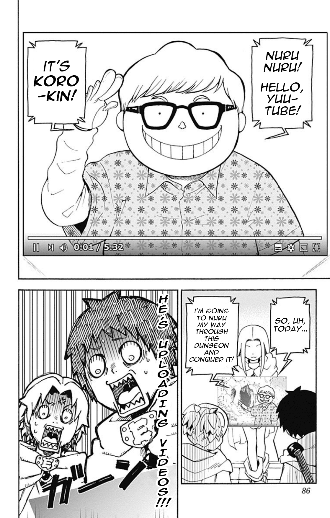 Ansatsu Kyoushitsu Spin-off Koro-sense Q! Chapter 21 page 4 - Chapter 21: Class E & YuuTube
