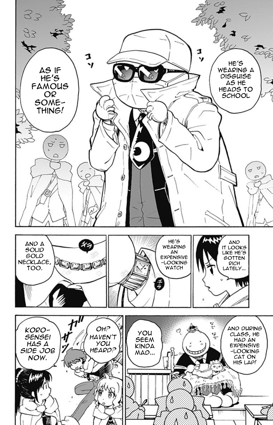 Ansatsu Kyoushitsu Spin-off Koro-sense Q! Chapter 21 page 8 - Chapter 21: Class E & YuuTube