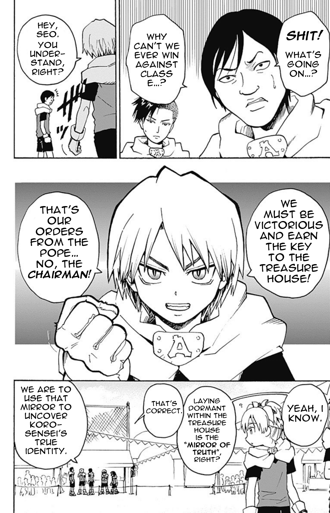 Ansatsu Kyoushitsu Spin-off Koro-sense Q! Chapter 22 page 12 - Chapter 22: Sports Festivals & Bugs