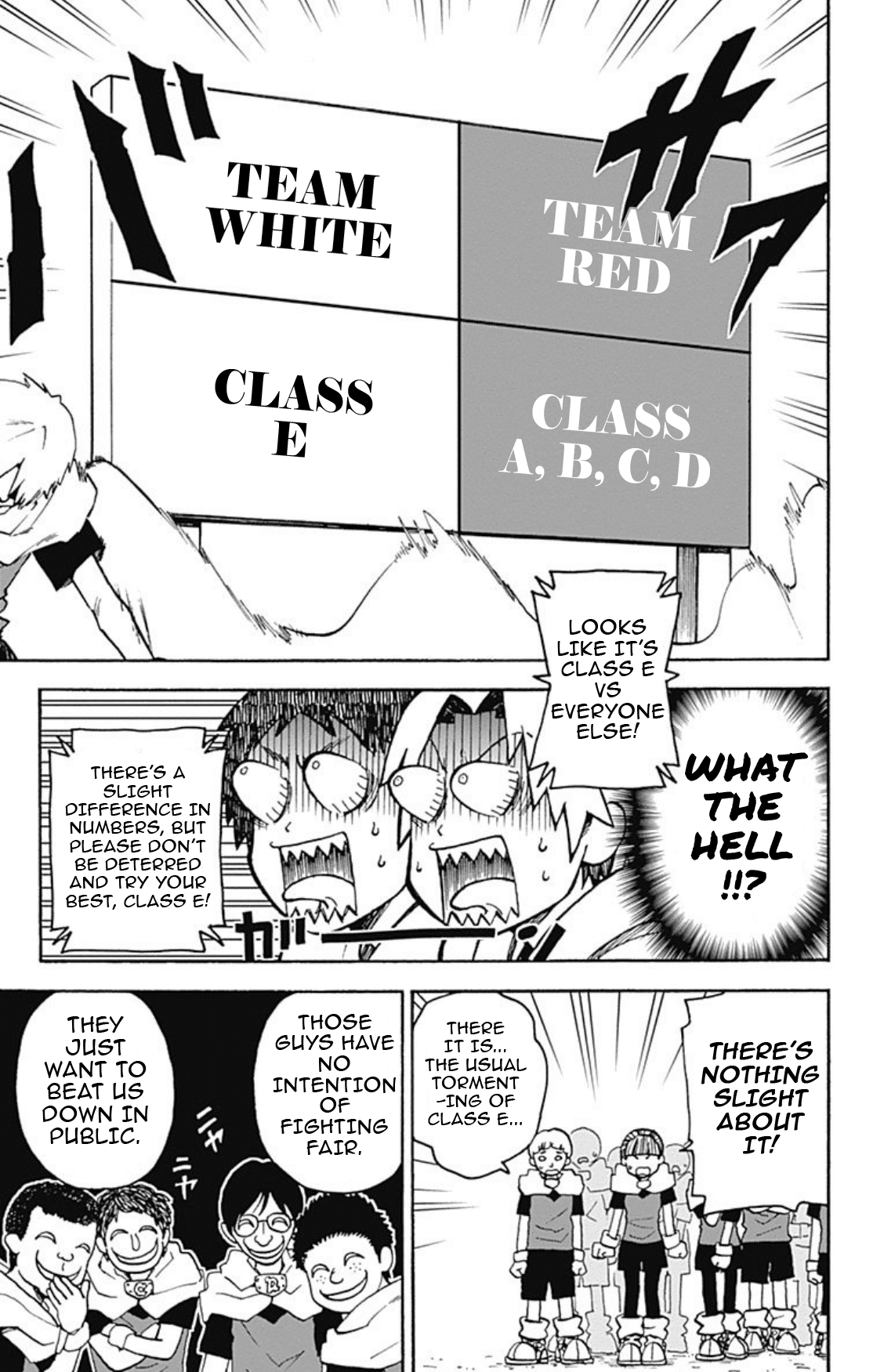 Ansatsu Kyoushitsu Spin-off Koro-sense Q! Chapter 22 page 3 - Chapter 22: Sports Festivals & Bugs