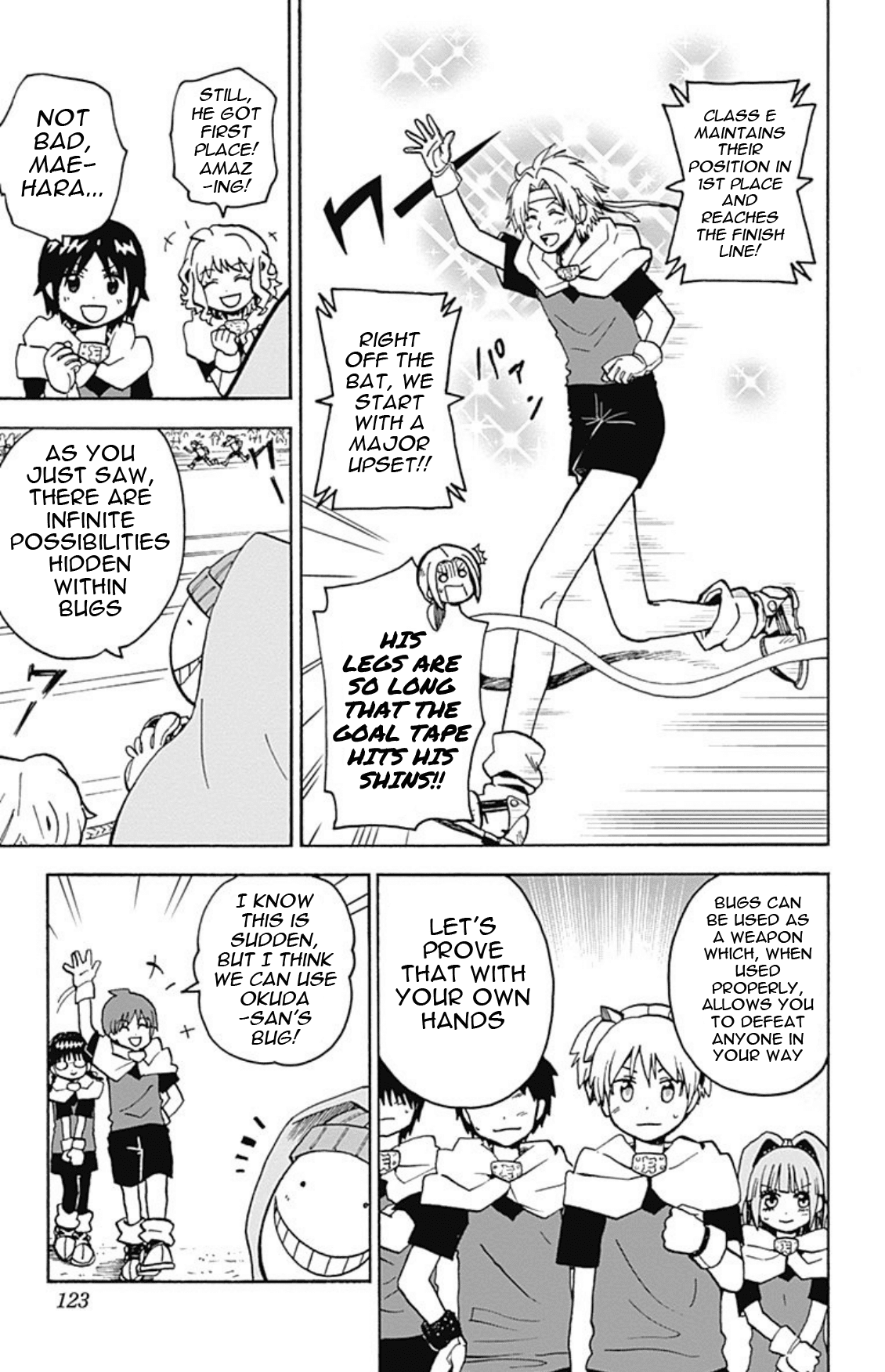 Ansatsu Kyoushitsu Spin-off Koro-sense Q! Chapter 22 page 9 - Chapter 22: Sports Festivals & Bugs
