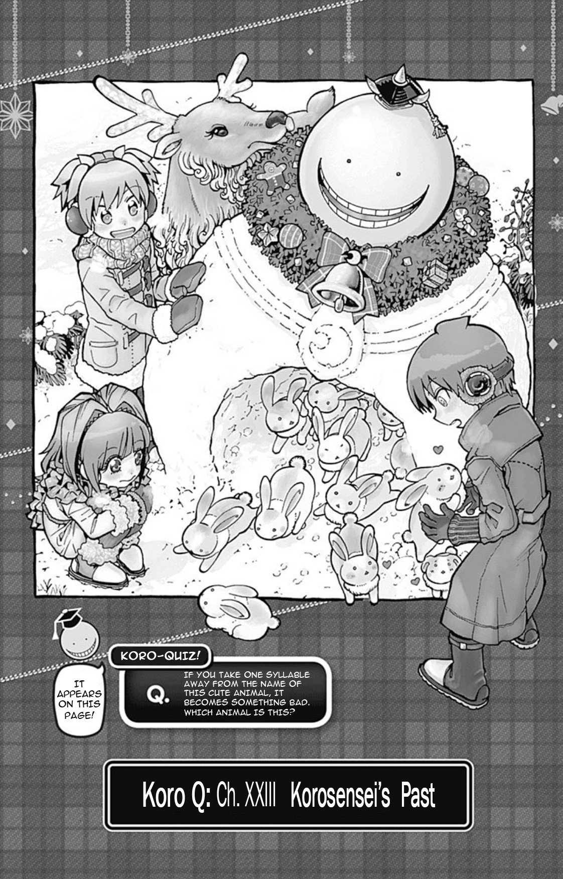 Ansatsu Kyoushitsu Spin-off Koro-sense Q! Chapter 23 page 1 - Chapter 23: Korosensei's Past