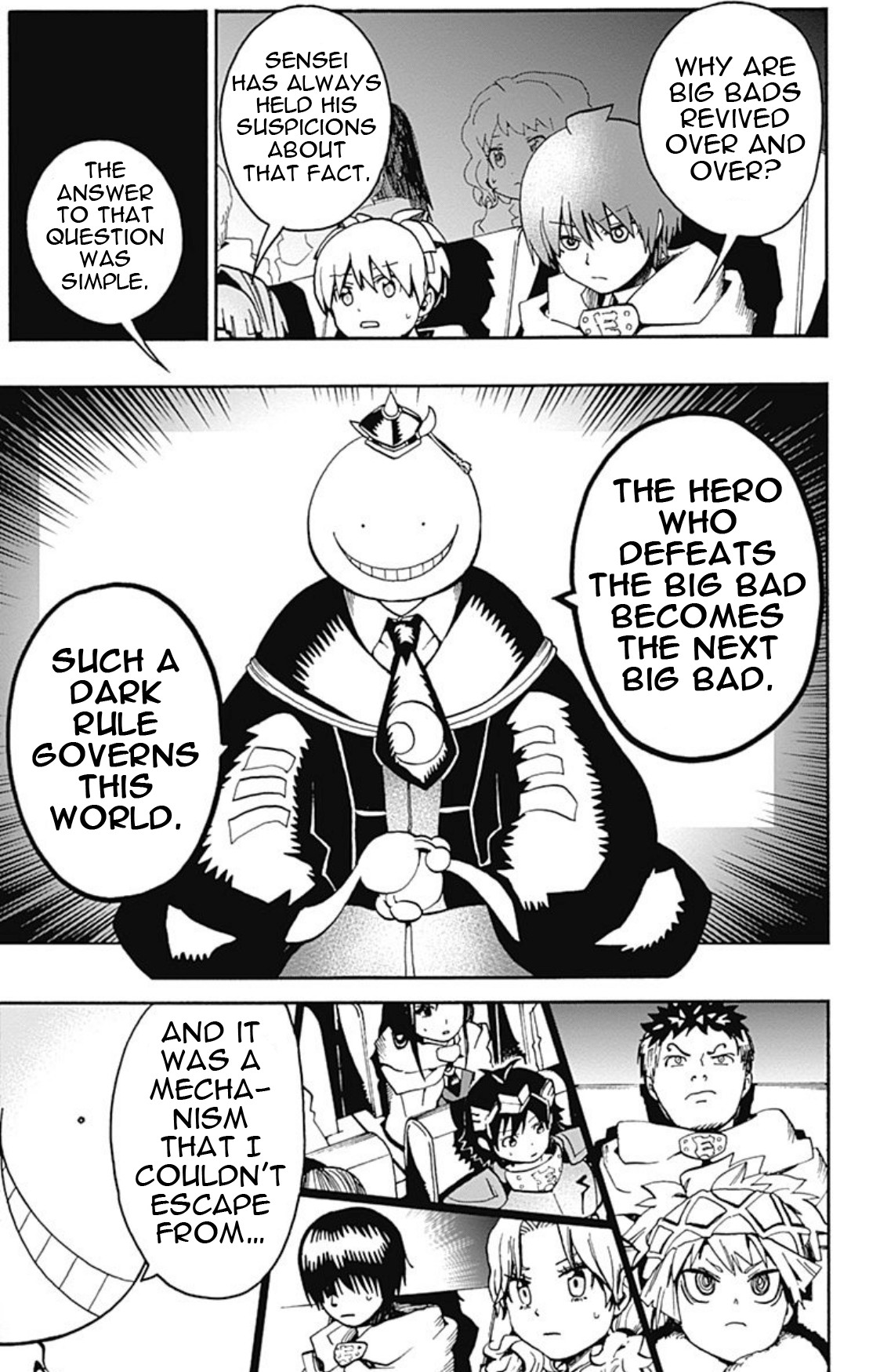 Ansatsu Kyoushitsu Spin-off Koro-sense Q! Chapter 23 page 10 - Chapter 23: Korosensei's Past