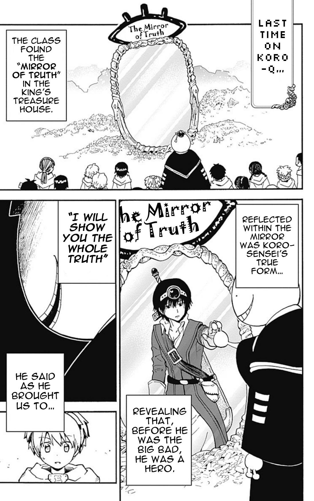 Ansatsu Kyoushitsu Spin-off Koro-sense Q! Chapter 23 page 2 - Chapter 23: Korosensei's Past