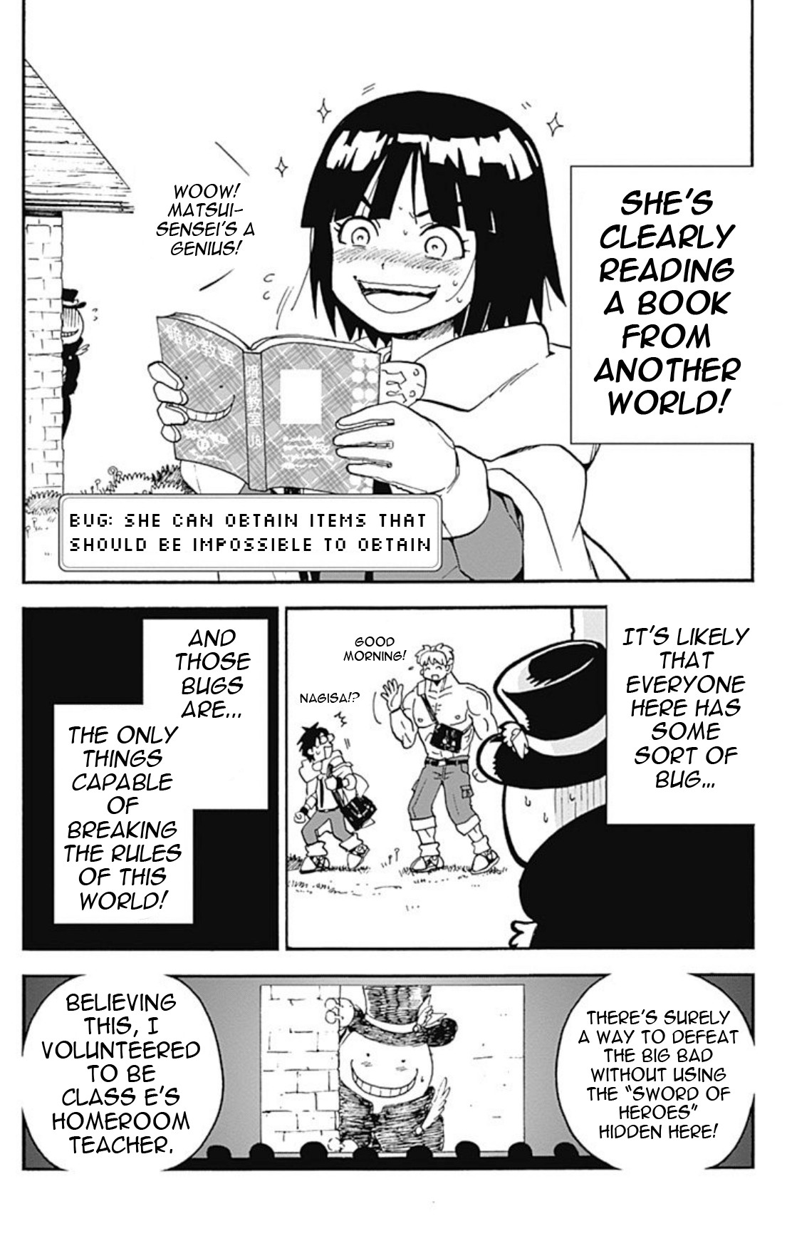 Ansatsu Kyoushitsu Spin-off Koro-sense Q! Chapter 23 page 22 - Chapter 23: Korosensei's Past