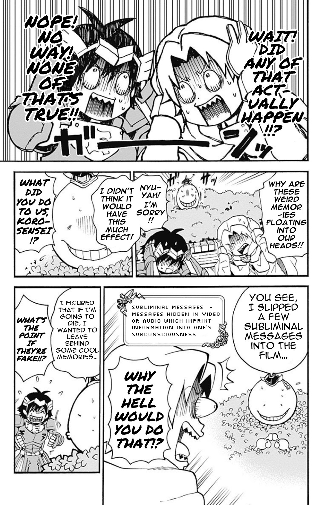 Ansatsu Kyoushitsu Spin-off Koro-sense Q! Chapter 23 page 28 - Chapter 23: Korosensei's Past