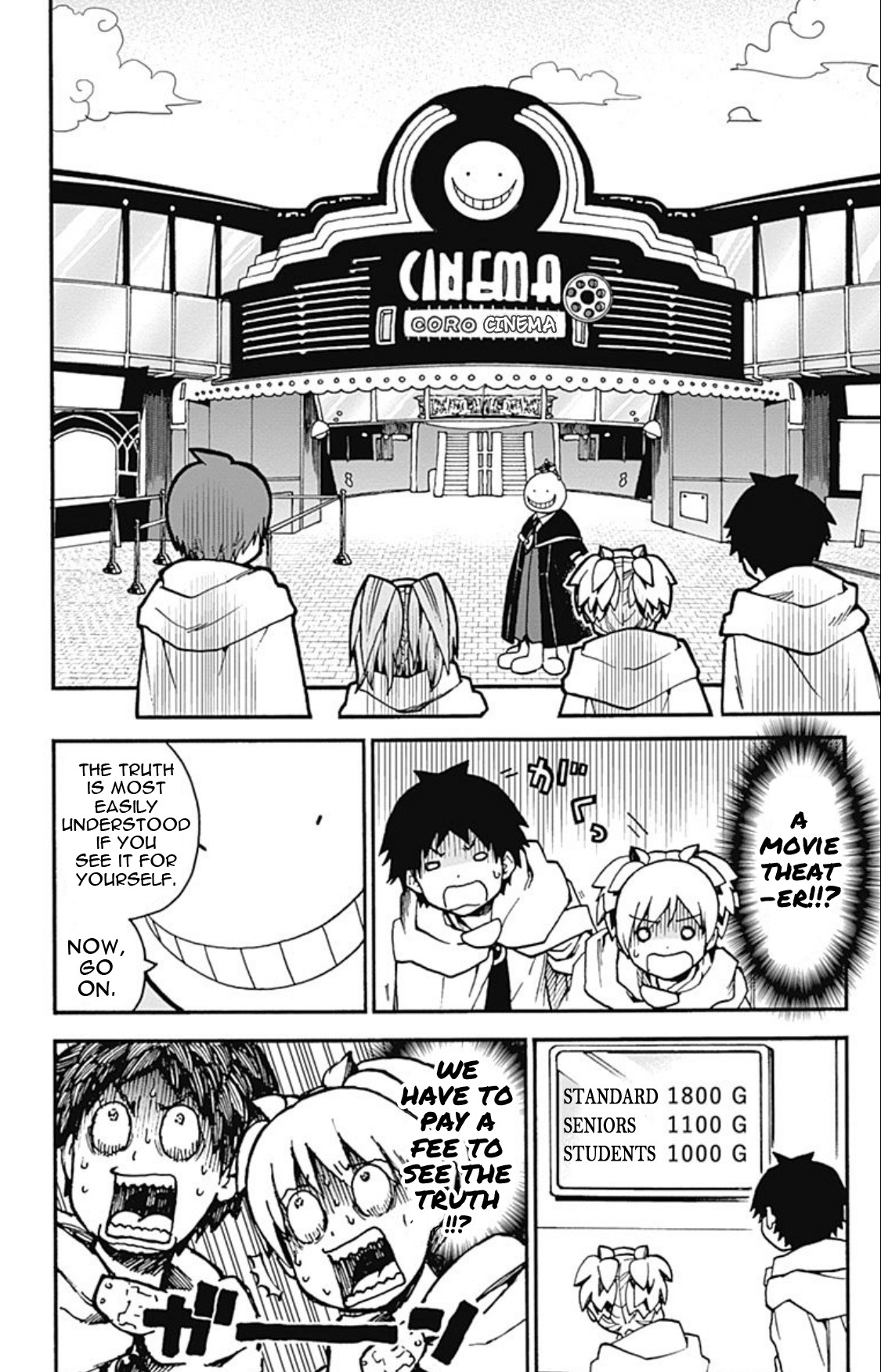 Ansatsu Kyoushitsu Spin-off Koro-sense Q! Chapter 23 page 3 - Chapter 23: Korosensei's Past