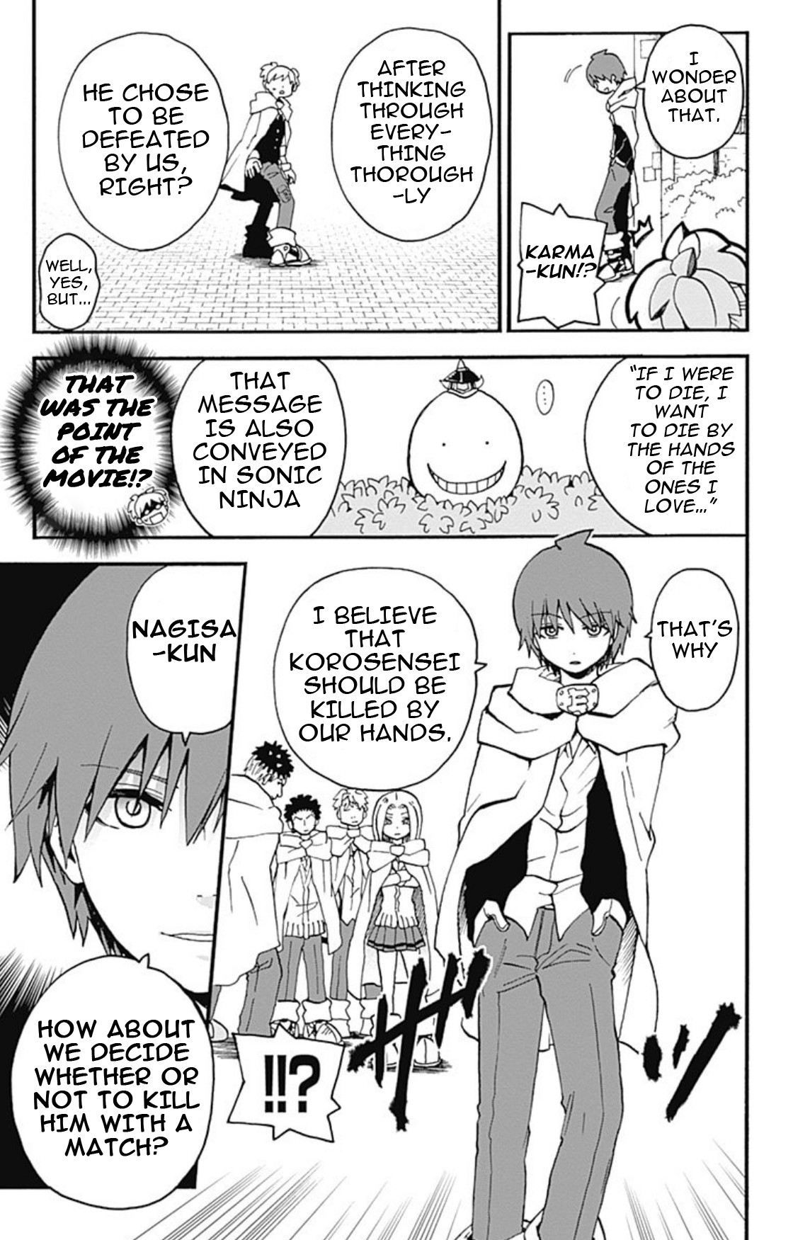 Ansatsu Kyoushitsu Spin-off Koro-sense Q! Chapter 23 page 32 - Chapter 23: Korosensei's Past