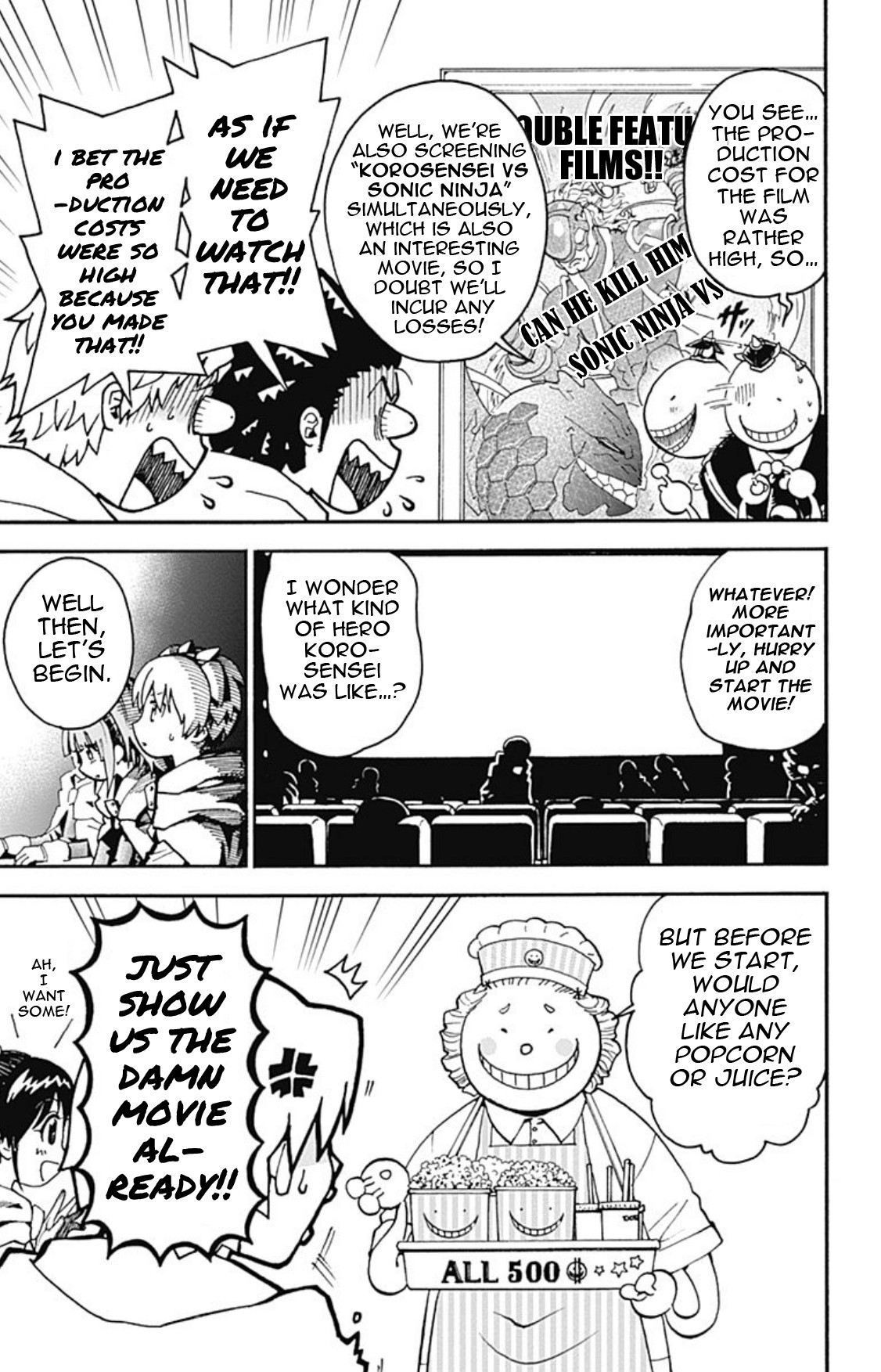 Ansatsu Kyoushitsu Spin-off Koro-sense Q! Chapter 23 page 4 - Chapter 23: Korosensei's Past