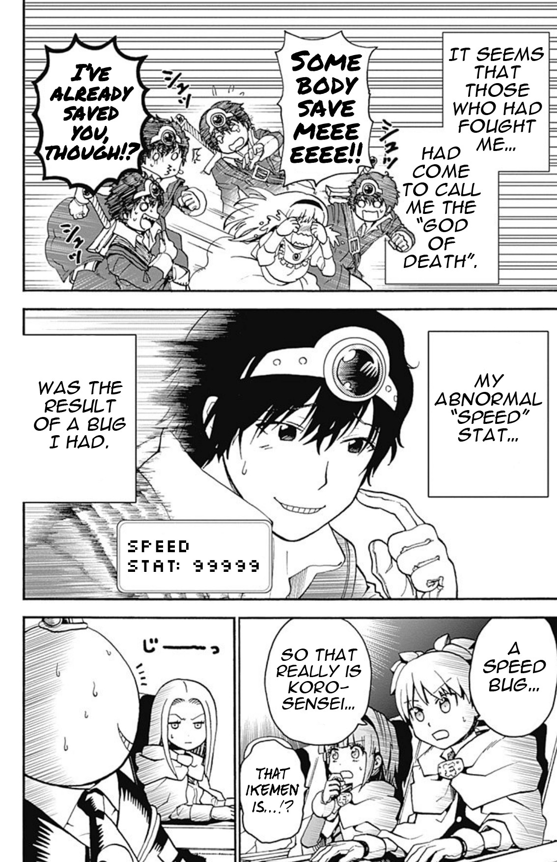 Ansatsu Kyoushitsu Spin-off Koro-sense Q! Chapter 23 page 7 - Chapter 23: Korosensei's Past