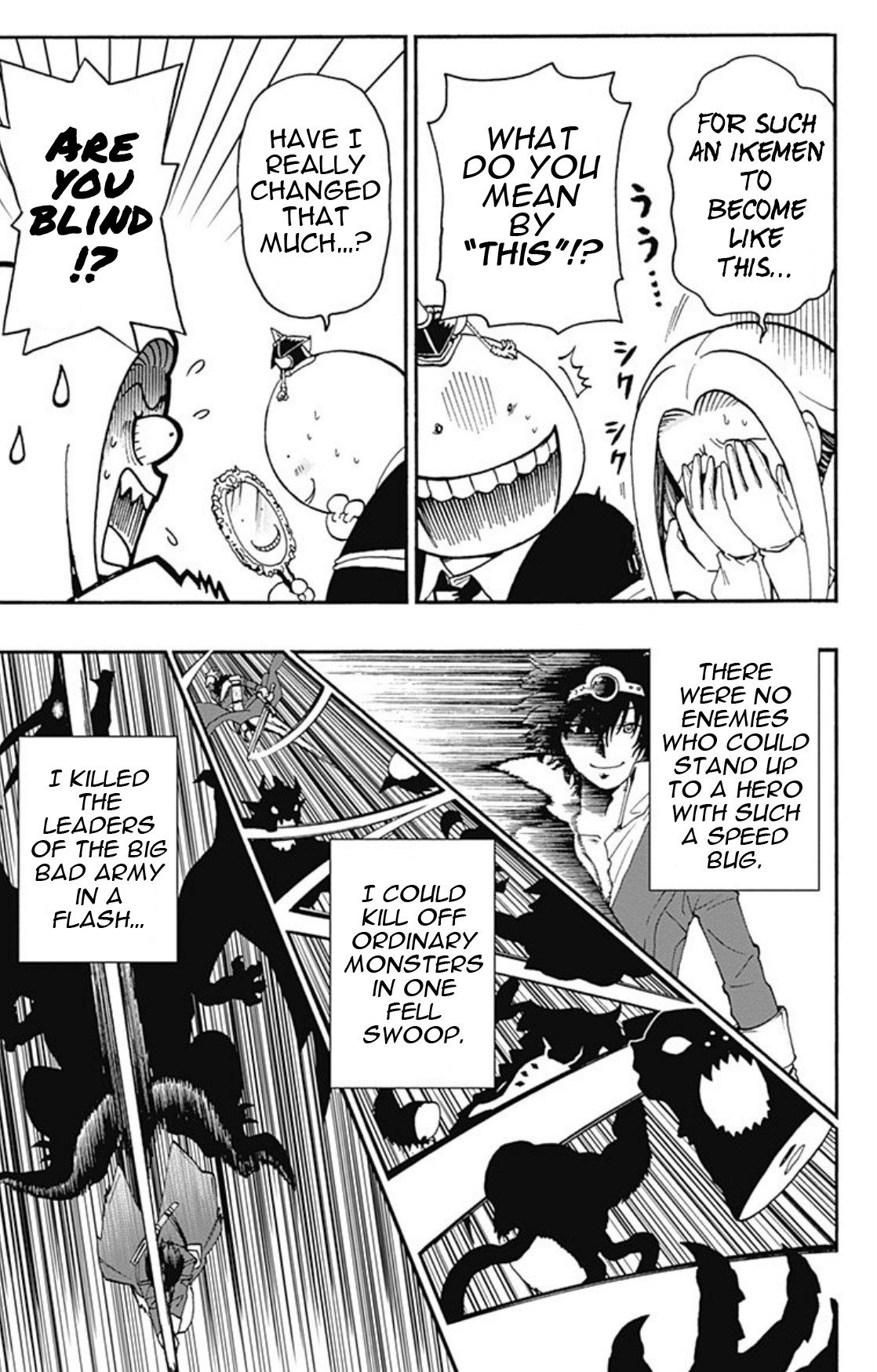 Ansatsu Kyoushitsu Spin-off Koro-sense Q! Chapter 23 page 8 - Chapter 23: Korosensei's Past