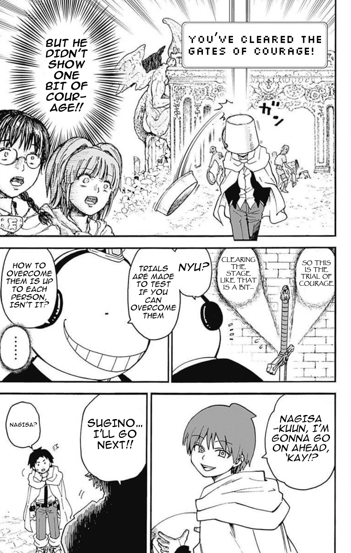Ansatsu Kyoushitsu Spin-off Koro-sense Q! Chapter 24 page 21 - Chapter 24: Nagisa vs Karma