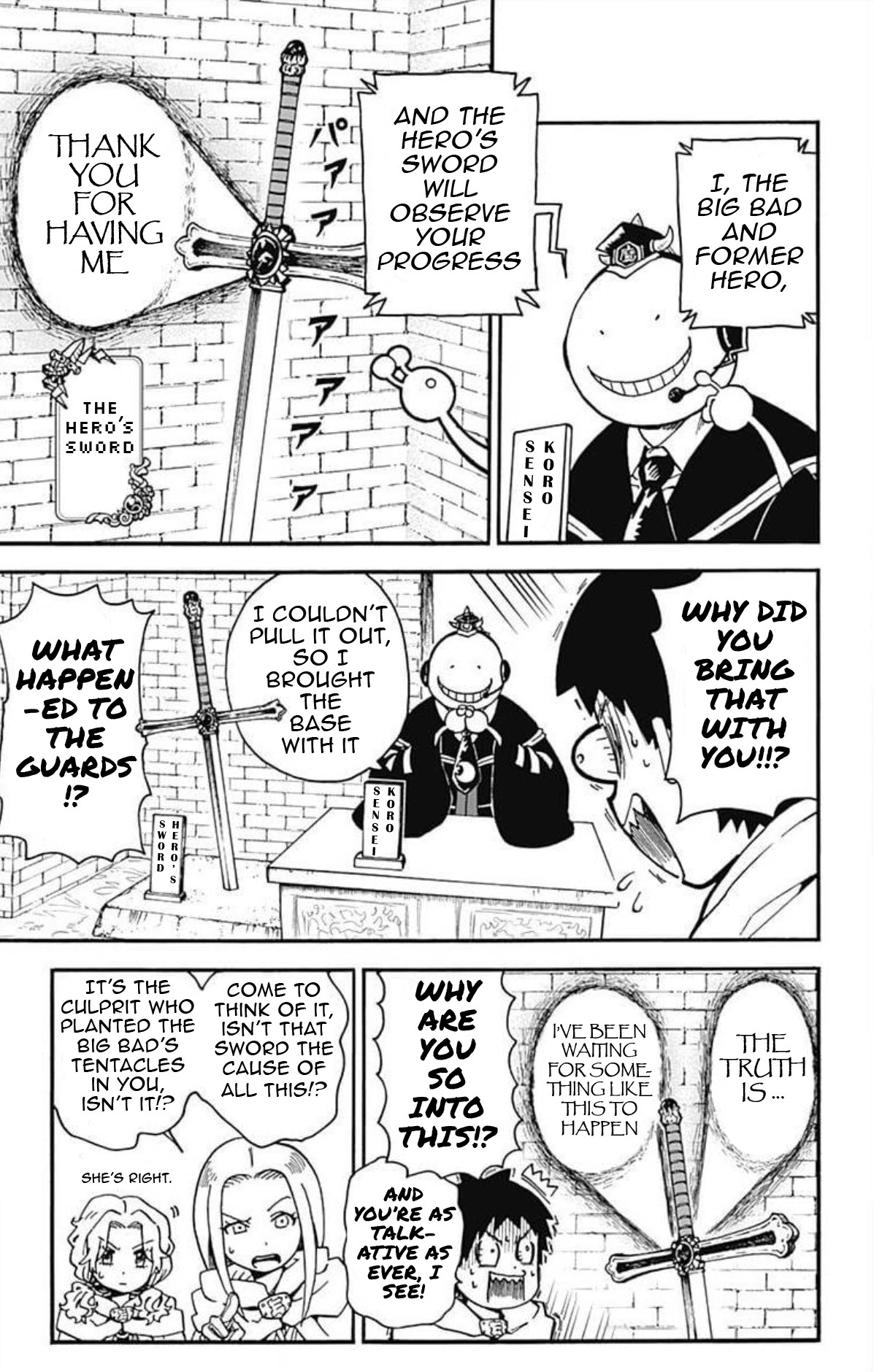 Ansatsu Kyoushitsu Spin-off Koro-sense Q! Chapter 24 page 9 - Chapter 24: Nagisa vs Karma