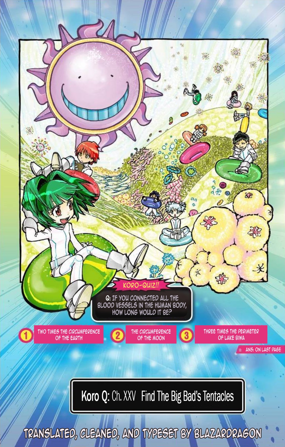Ansatsu Kyoushitsu Spin-off Koro-sense Q! Chapter 25 page 1 - Chapter 25: Find the Big Bad's Tentacles