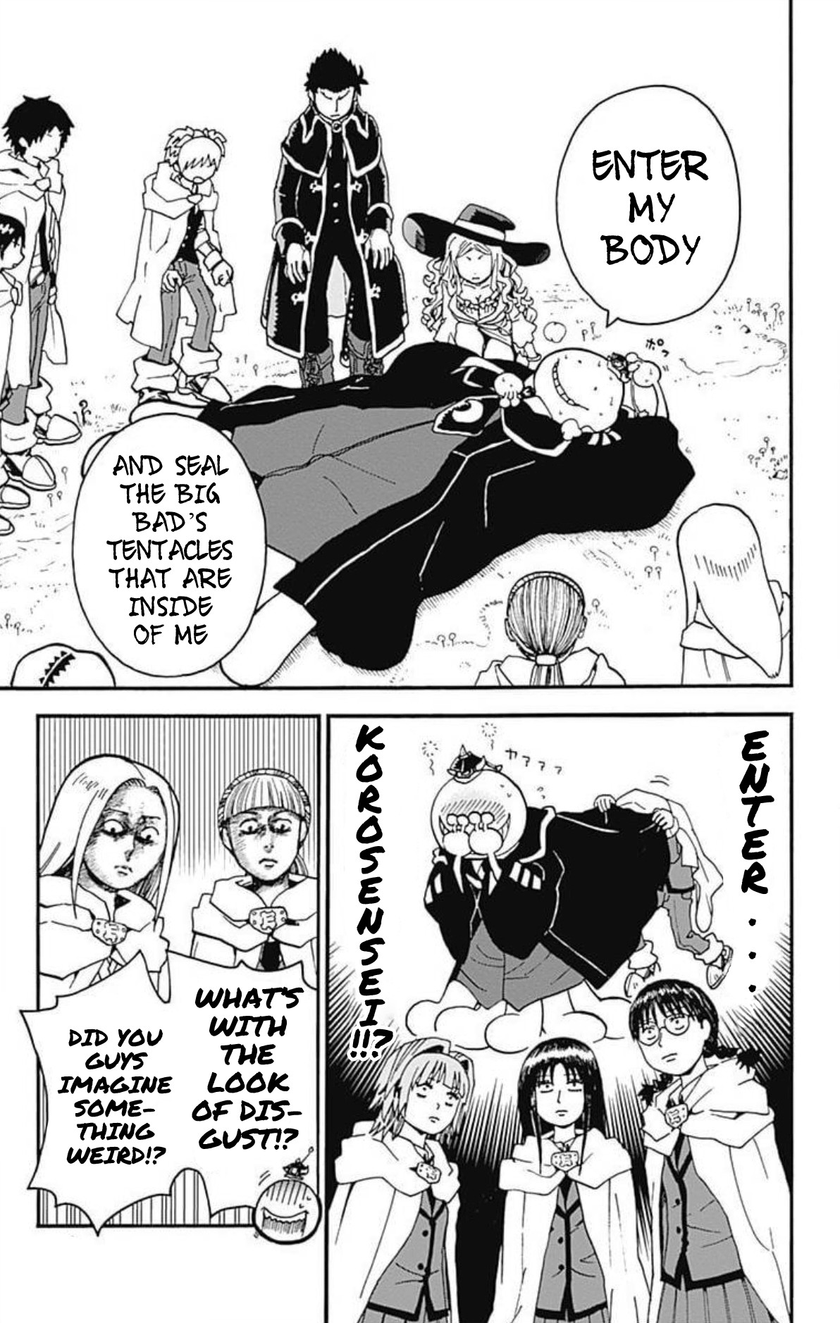 Ansatsu Kyoushitsu Spin-off Koro-sense Q! Chapter 25 page 10 - Chapter 25: Find the Big Bad's Tentacles
