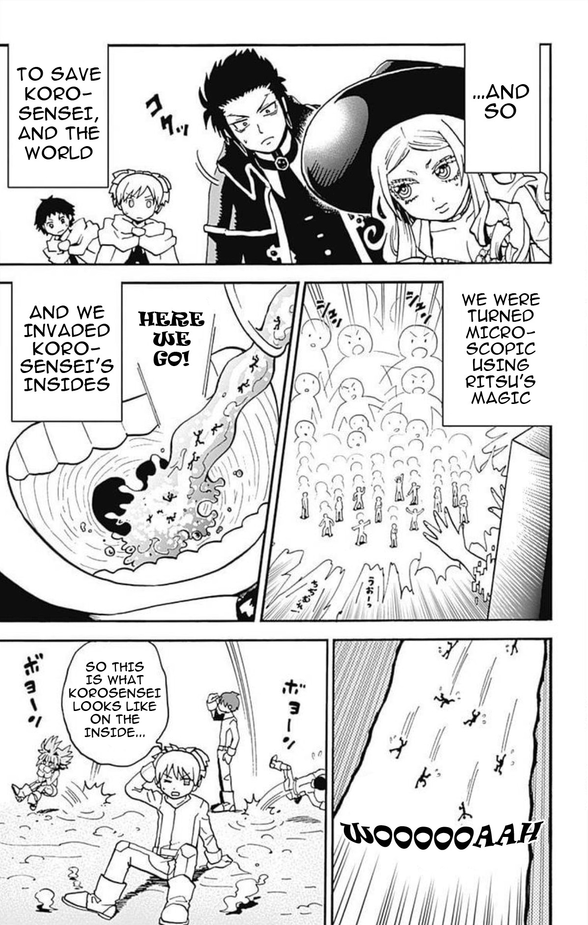Ansatsu Kyoushitsu Spin-off Koro-sense Q! Chapter 25 page 14 - Chapter 25: Find the Big Bad's Tentacles