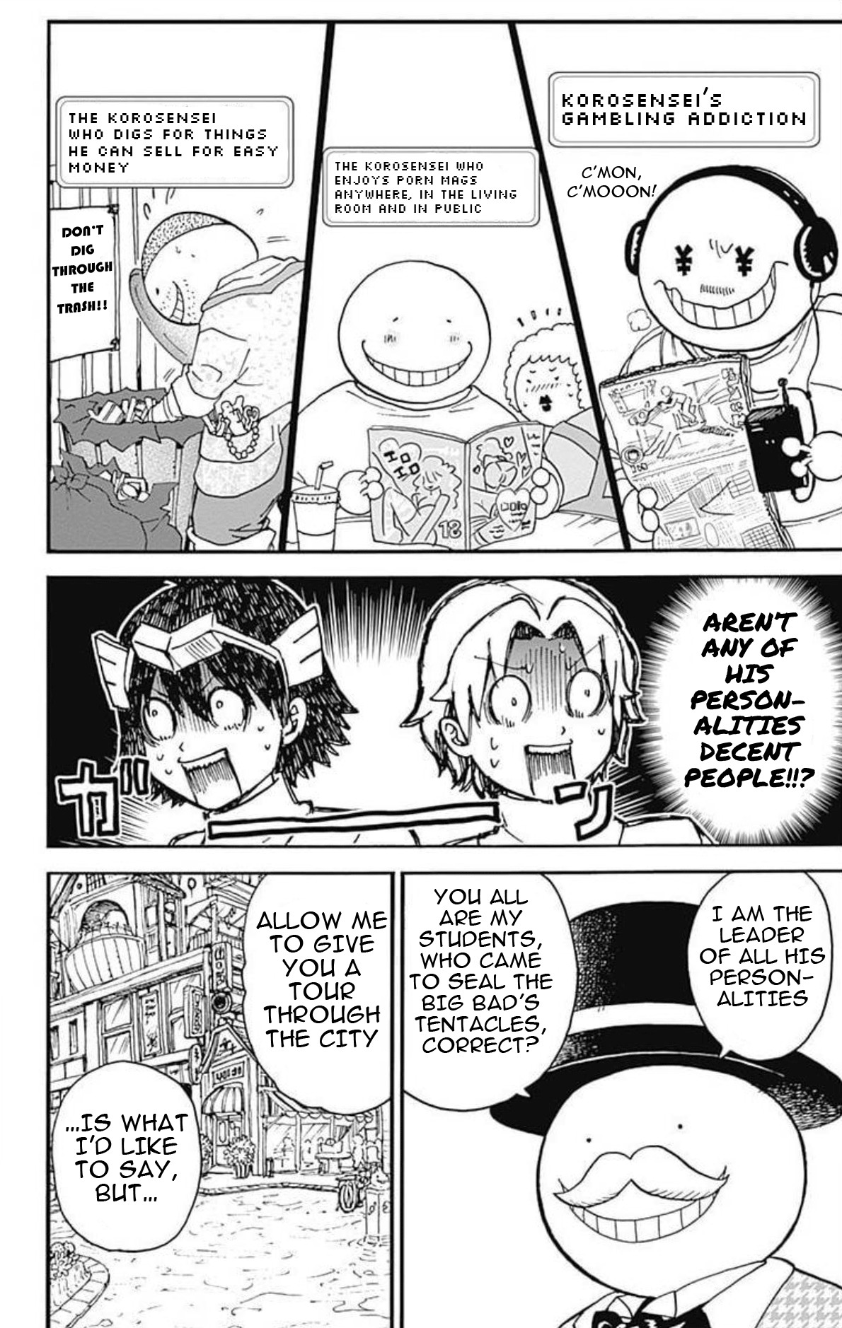 Ansatsu Kyoushitsu Spin-off Koro-sense Q! Chapter 25 page 17 - Chapter 25: Find the Big Bad's Tentacles