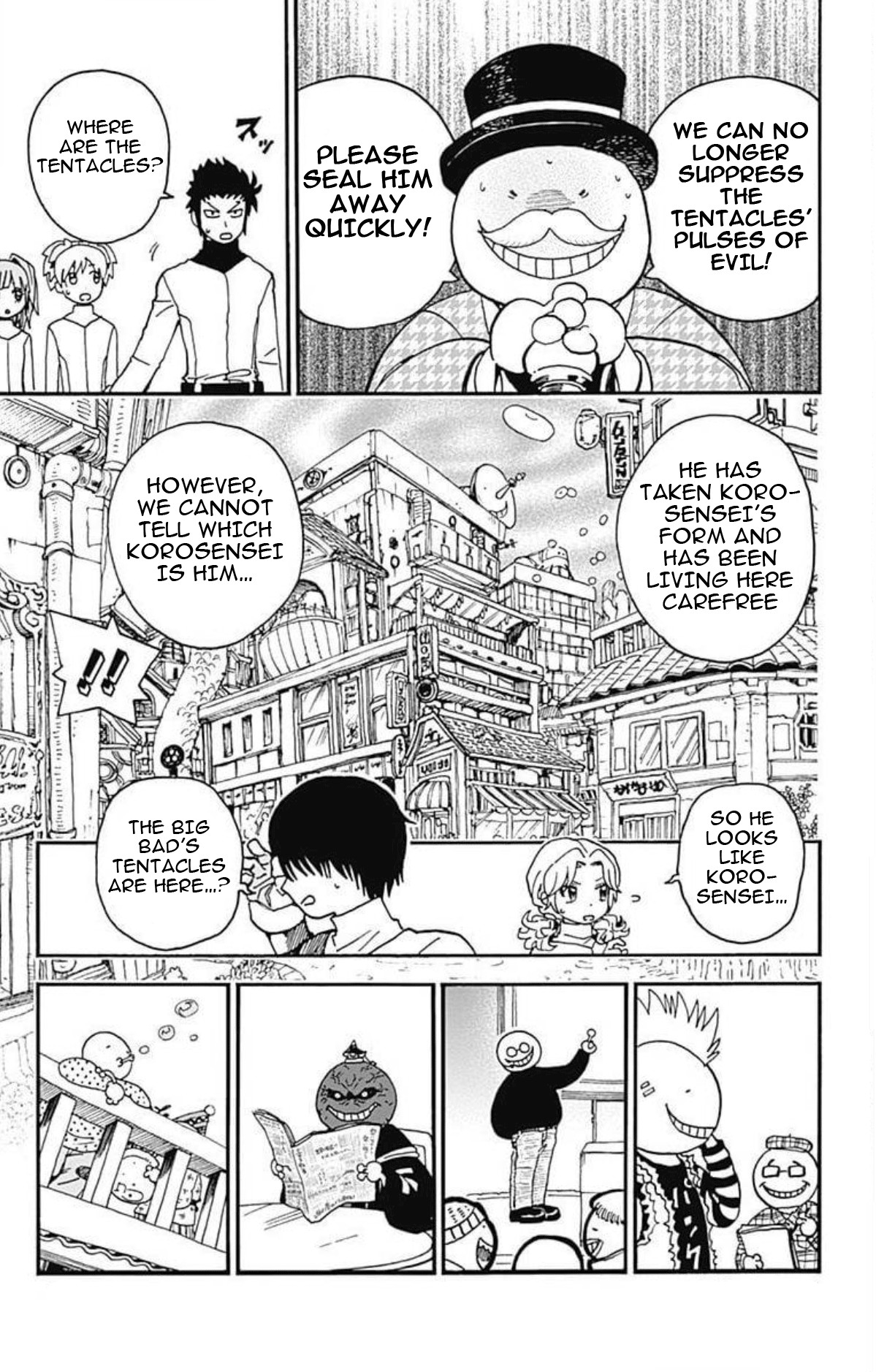 Ansatsu Kyoushitsu Spin-off Koro-sense Q! Chapter 25 page 18 - Chapter 25: Find the Big Bad's Tentacles