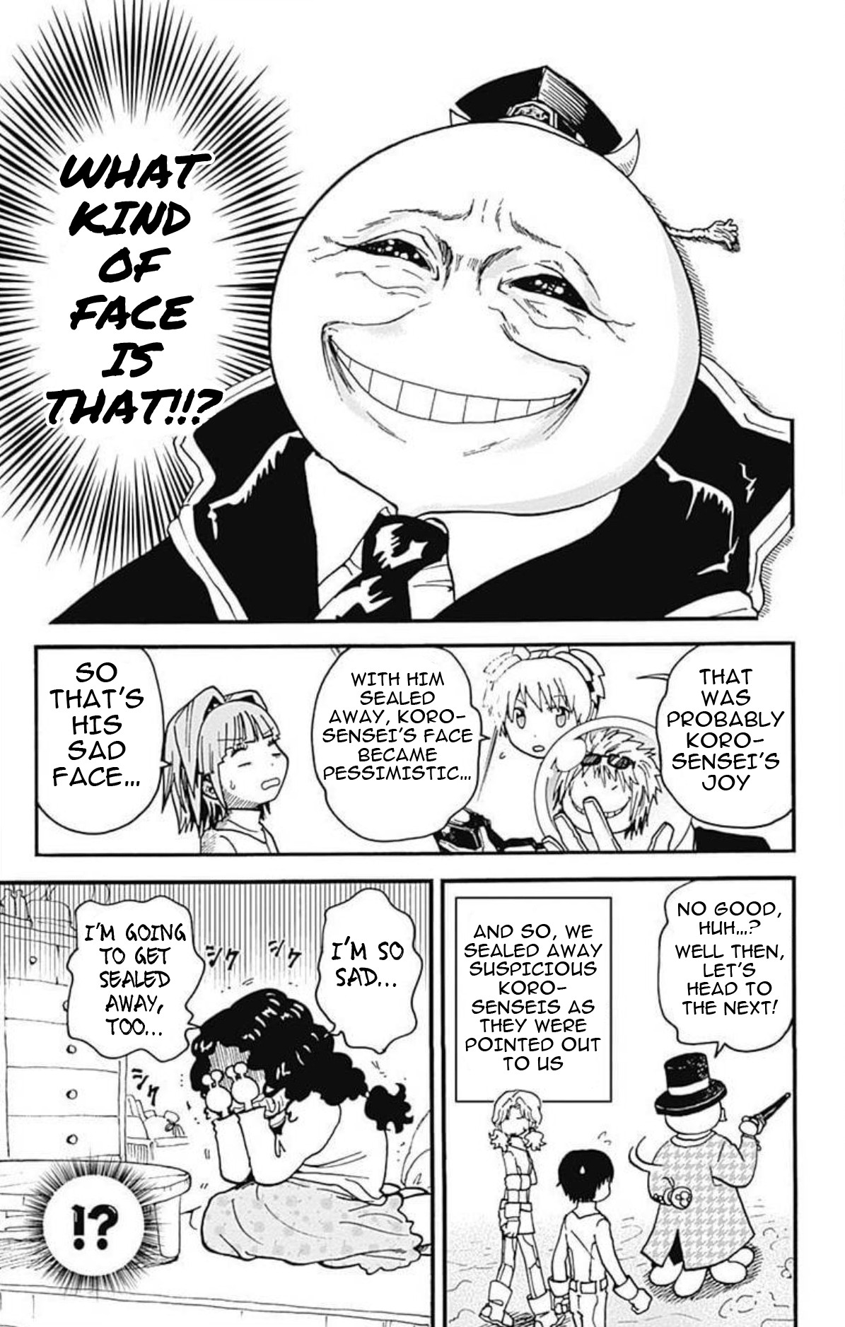 Ansatsu Kyoushitsu Spin-off Koro-sense Q! Chapter 25 page 24 - Chapter 25: Find the Big Bad's Tentacles