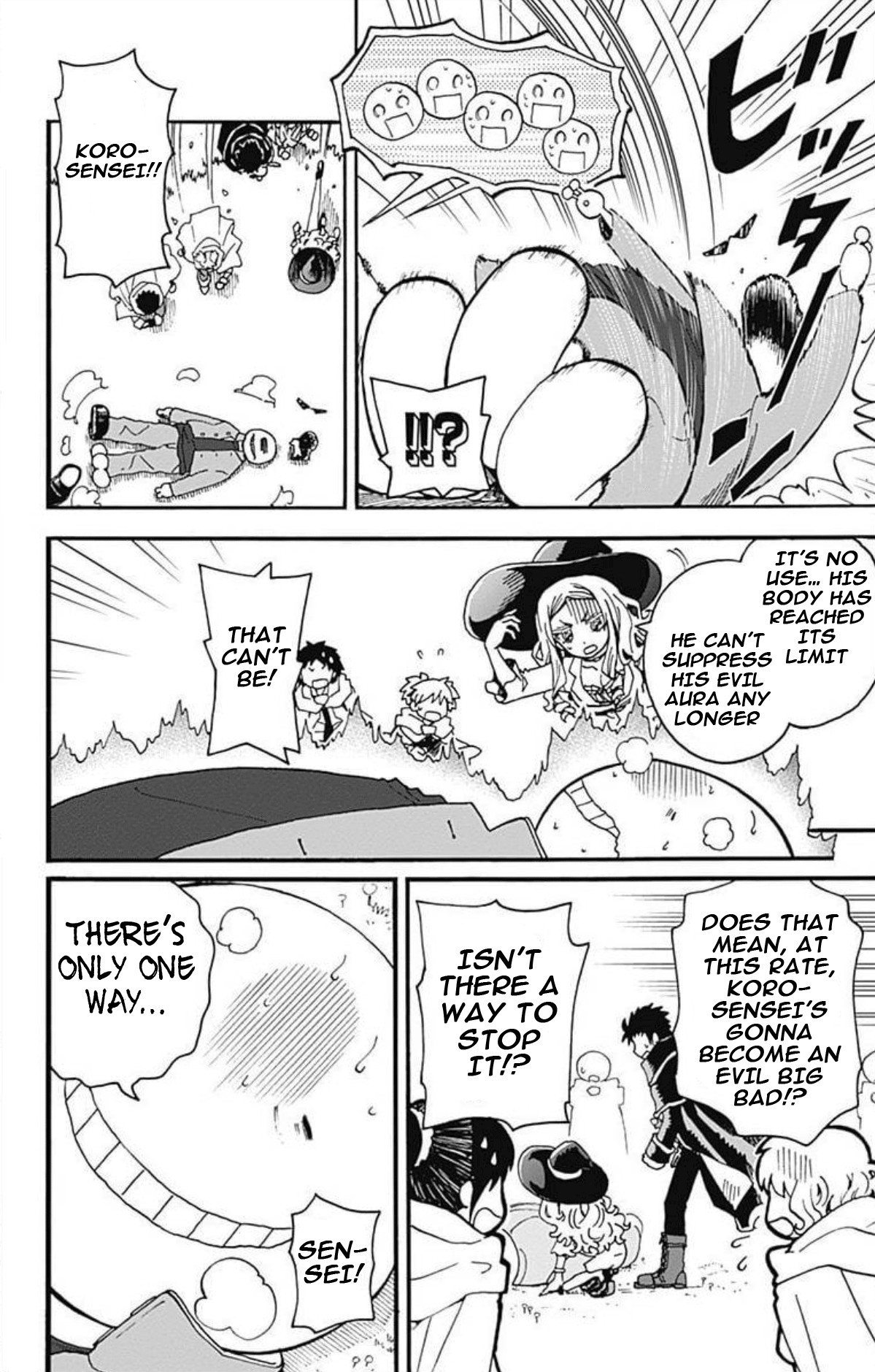 Ansatsu Kyoushitsu Spin-off Koro-sense Q! Chapter 25 page 9 - Chapter 25: Find the Big Bad's Tentacles