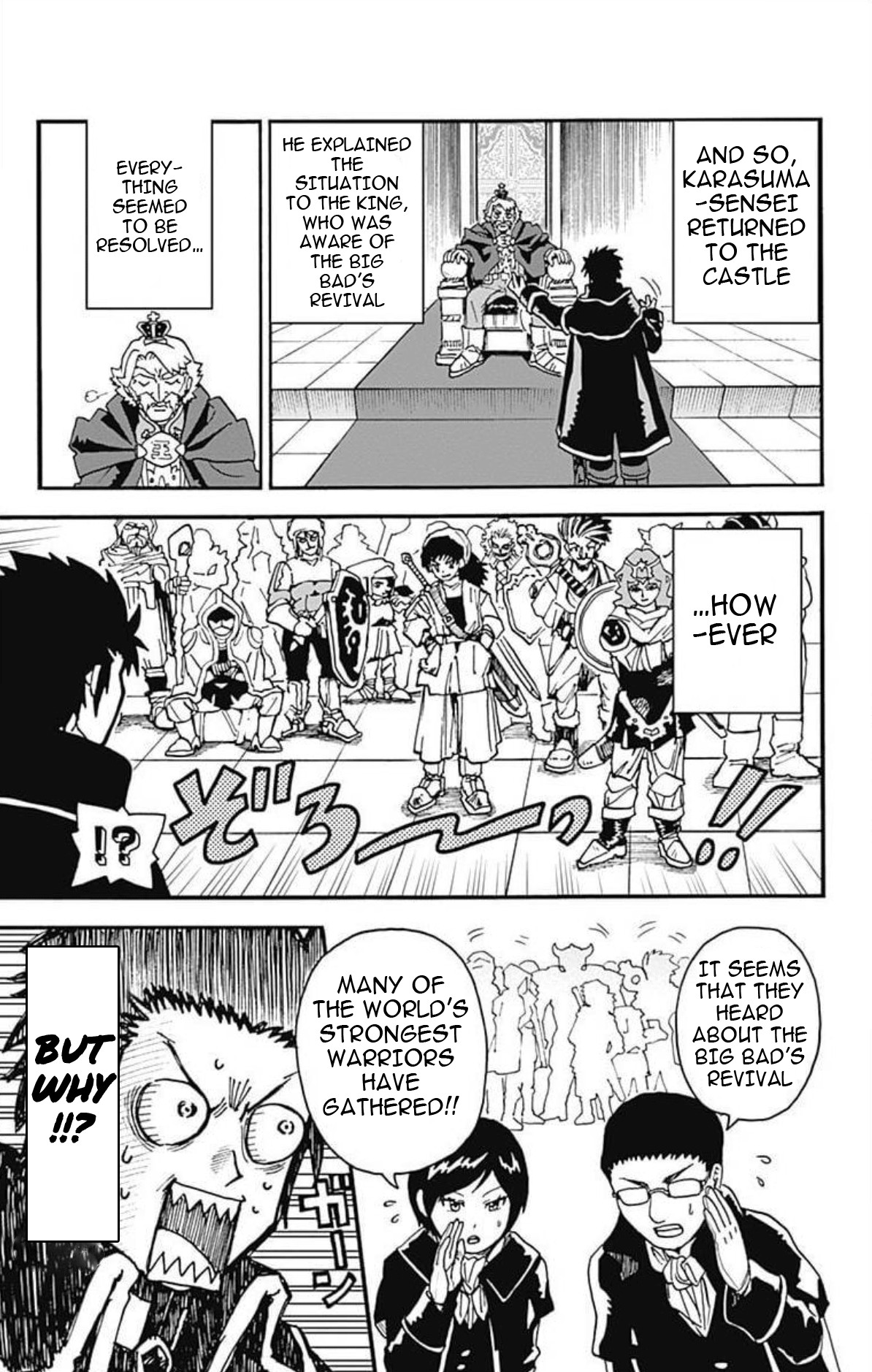 Ansatsu Kyoushitsu Spin-off Koro-sense Q! Chapter 26 page 10 - Chapter 26: The Big Bad Castle's Line of Defense