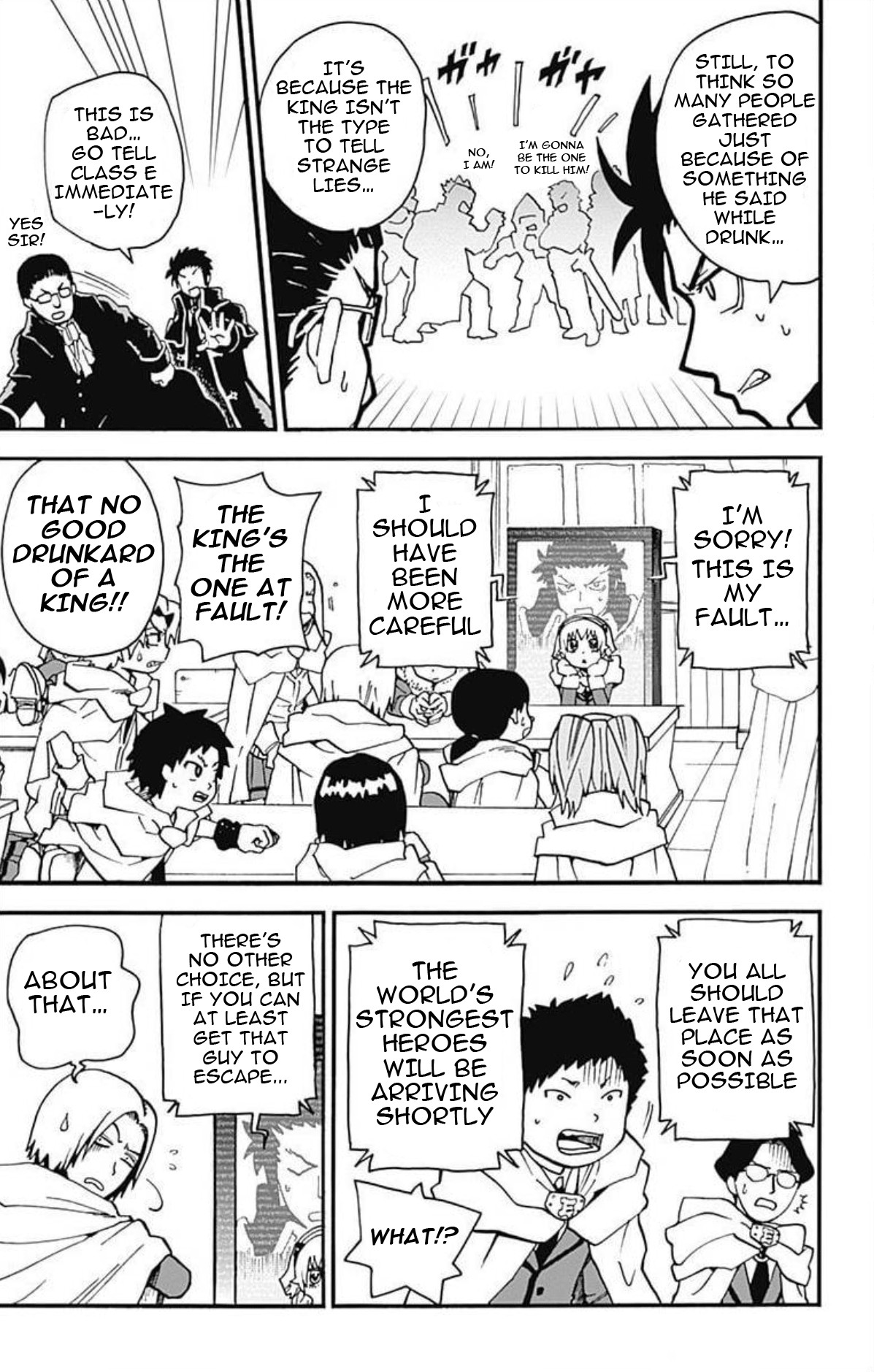Ansatsu Kyoushitsu Spin-off Koro-sense Q! Chapter 26 page 12 - Chapter 26: The Big Bad Castle's Line of Defense