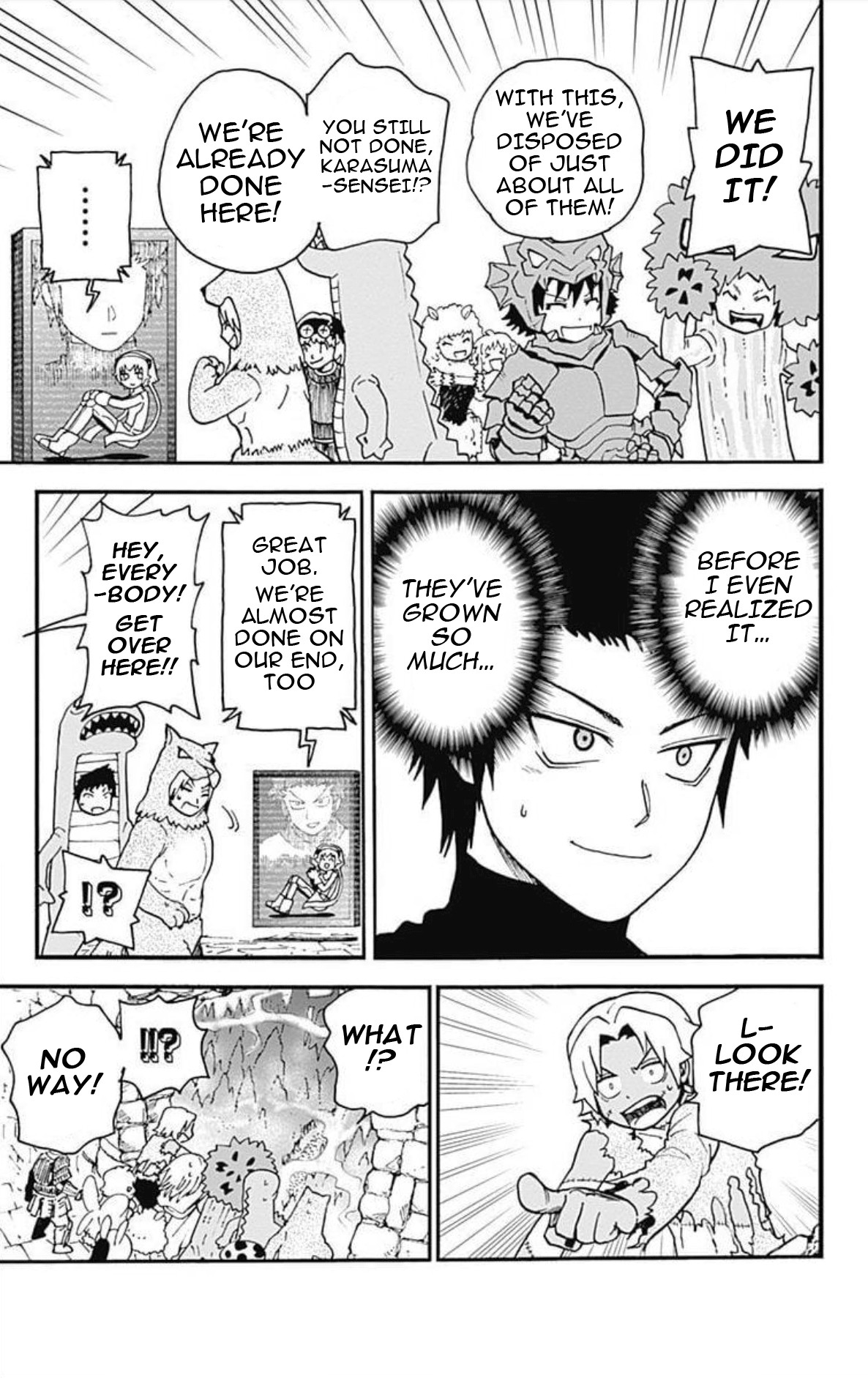 Ansatsu Kyoushitsu Spin-off Koro-sense Q! Chapter 26 page 30 - Chapter 26: The Big Bad Castle's Line of Defense