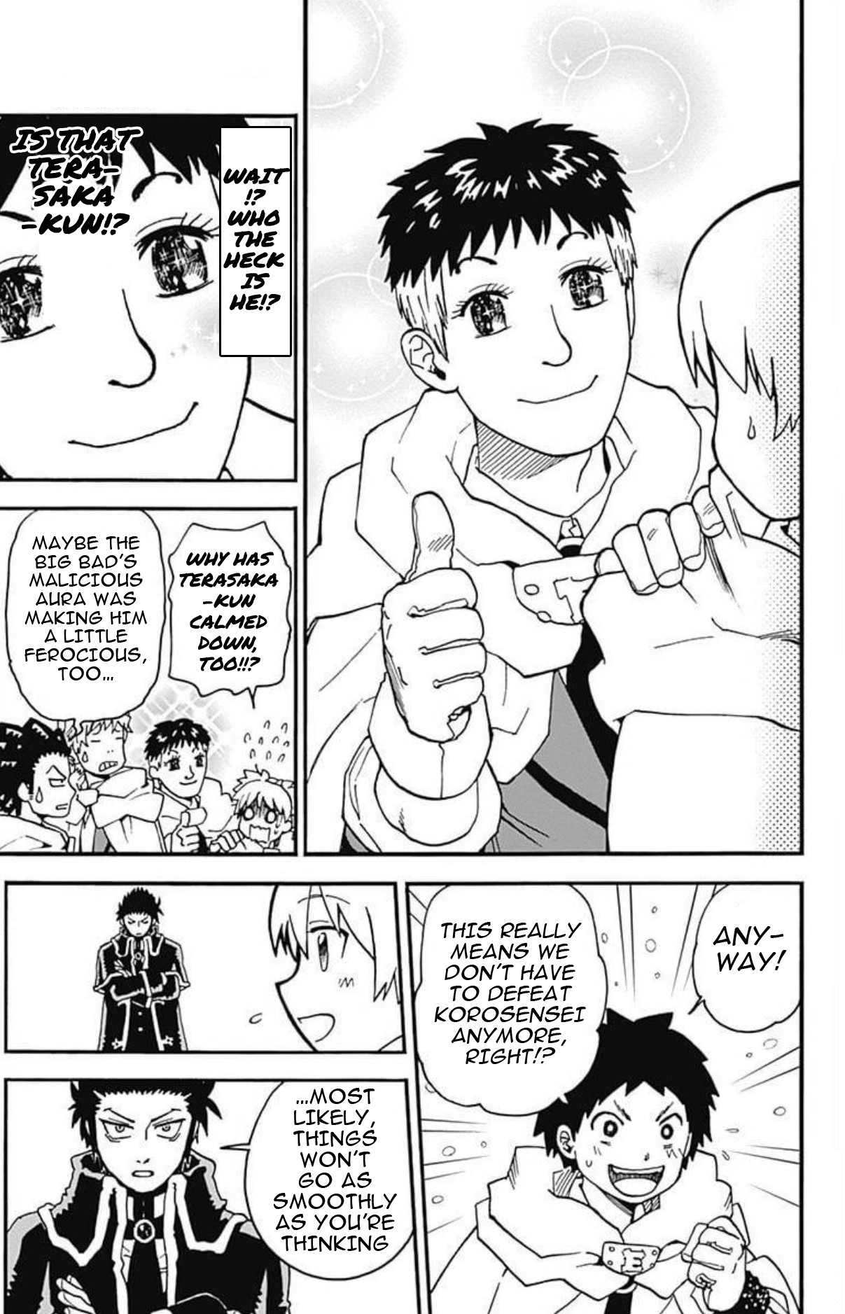 Ansatsu Kyoushitsu Spin-off Koro-sense Q! Chapter 26 page 8 - Chapter 26: The Big Bad Castle's Line of Defense