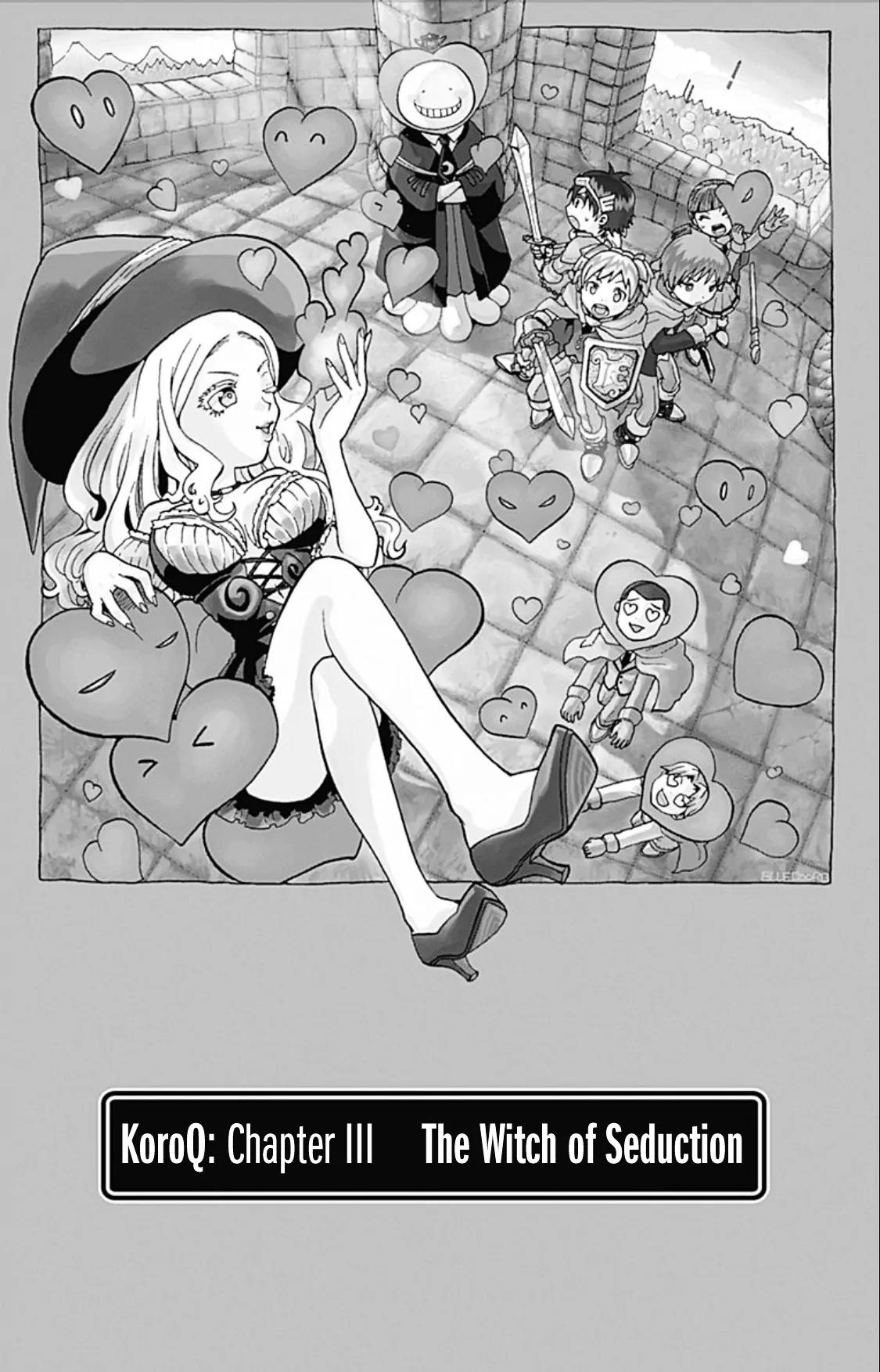 Ansatsu Kyoushitsu Spin-off Koro-sense Q! Chapter 3 page 1 - Chapter 3: The Witch of Seduction