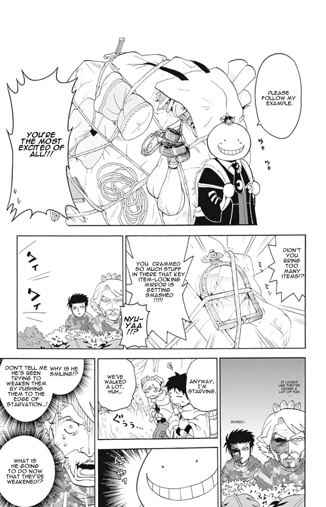 Ansatsu Kyoushitsu Spin-off Koro-sense Q! Chapter 4 page 14 - Chapter 4: The Ruins of Betrayal