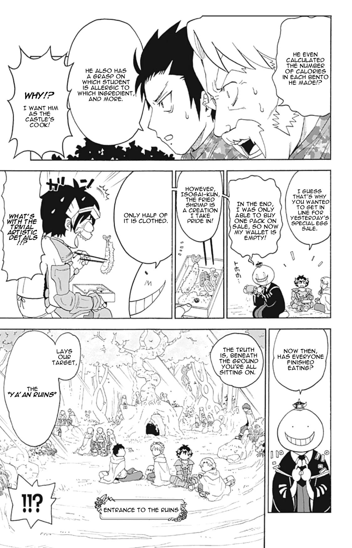 Ansatsu Kyoushitsu Spin-off Koro-sense Q! Chapter 4 page 16 - Chapter 4: The Ruins of Betrayal
